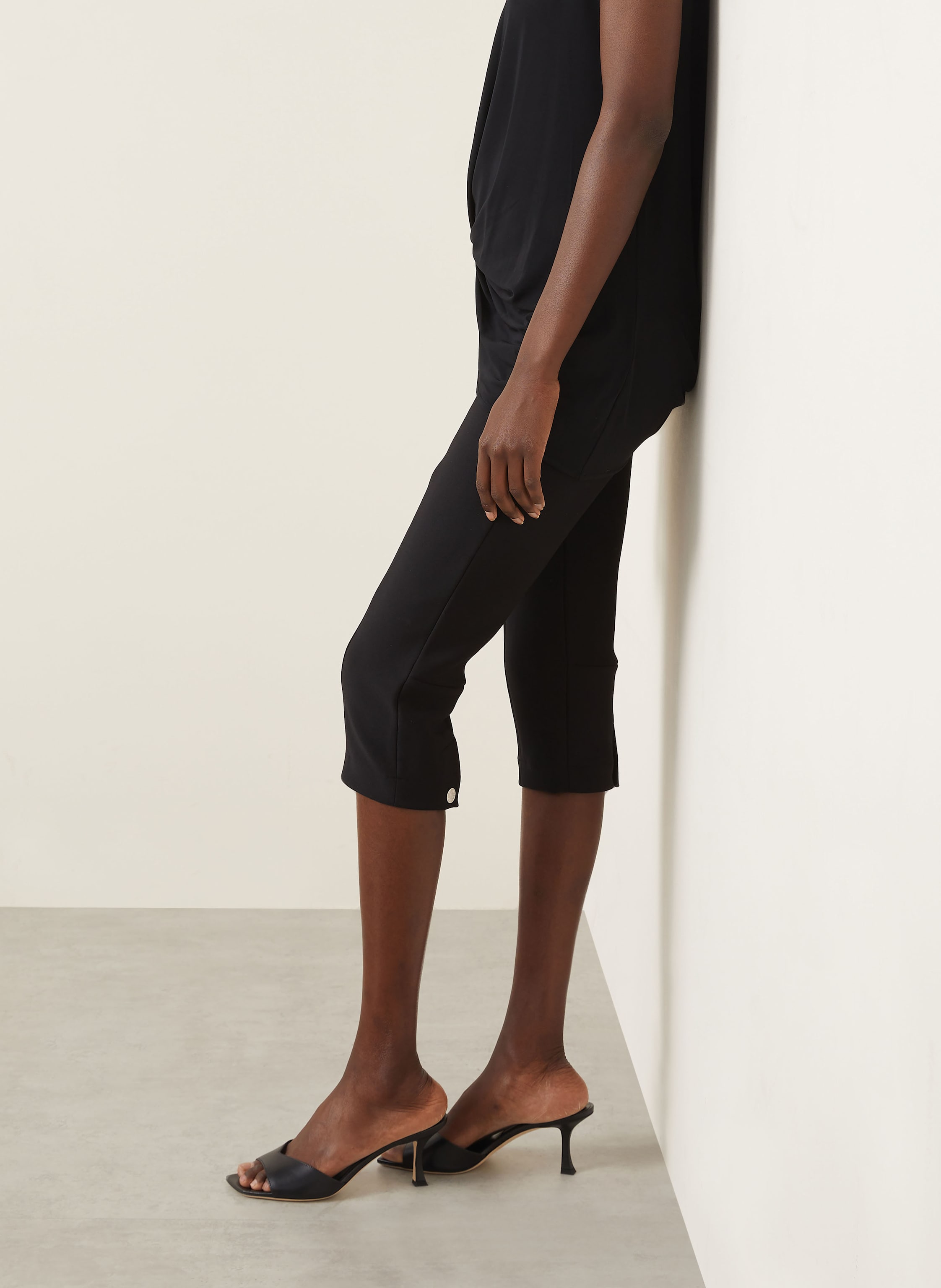 Thumbnail - Jacquemus 3/4-Hose schwarz