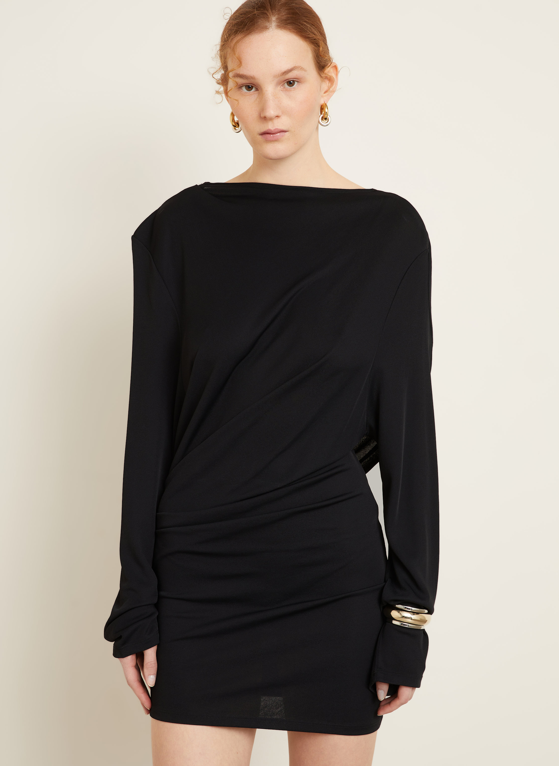 Thumbnail - Jacquemus Cocktailkleid La Robe Croisiere schwarz