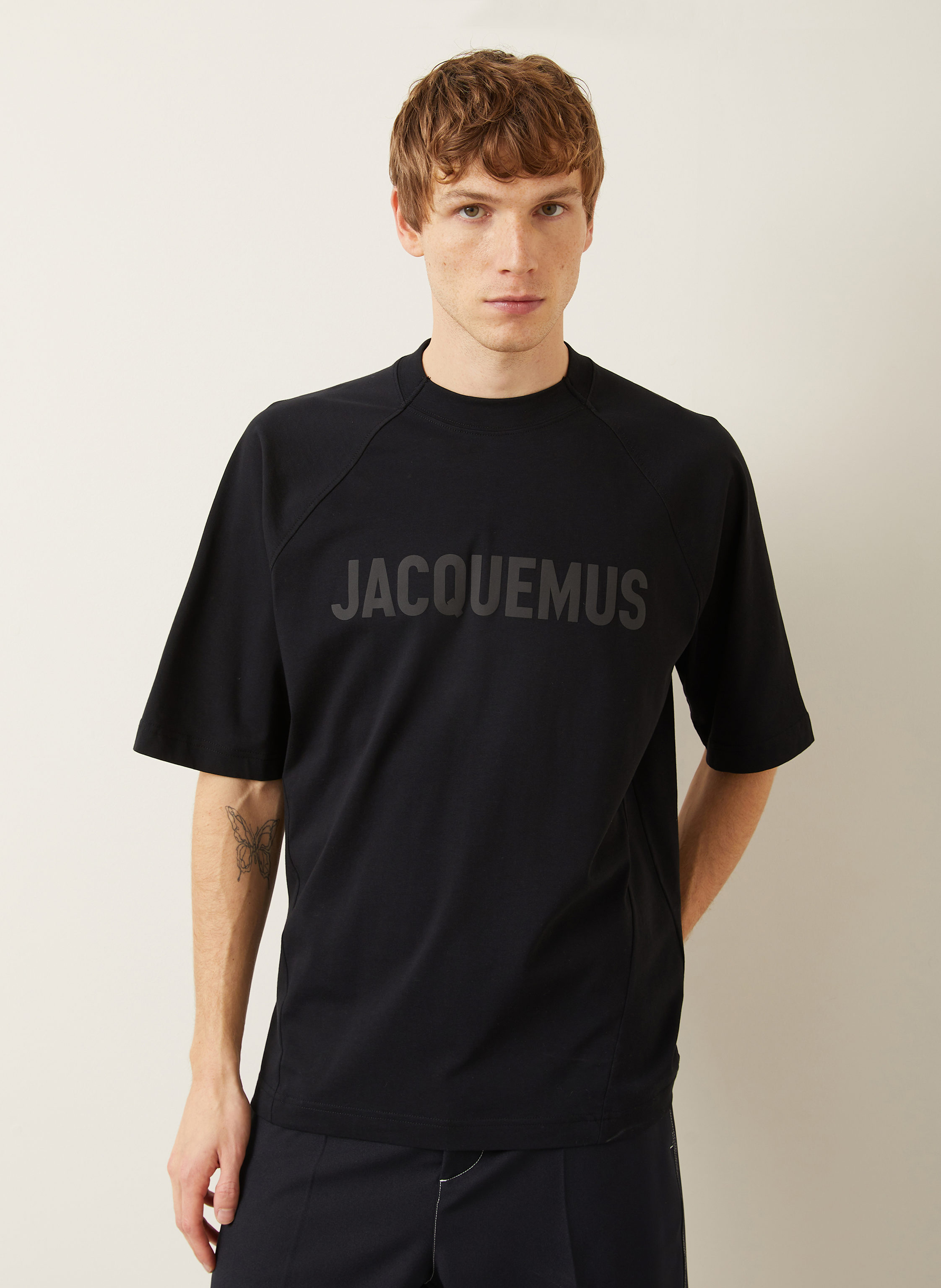 Thumbnail - Jacquemus T-Shirt Le Tshirt Typo schwarz
