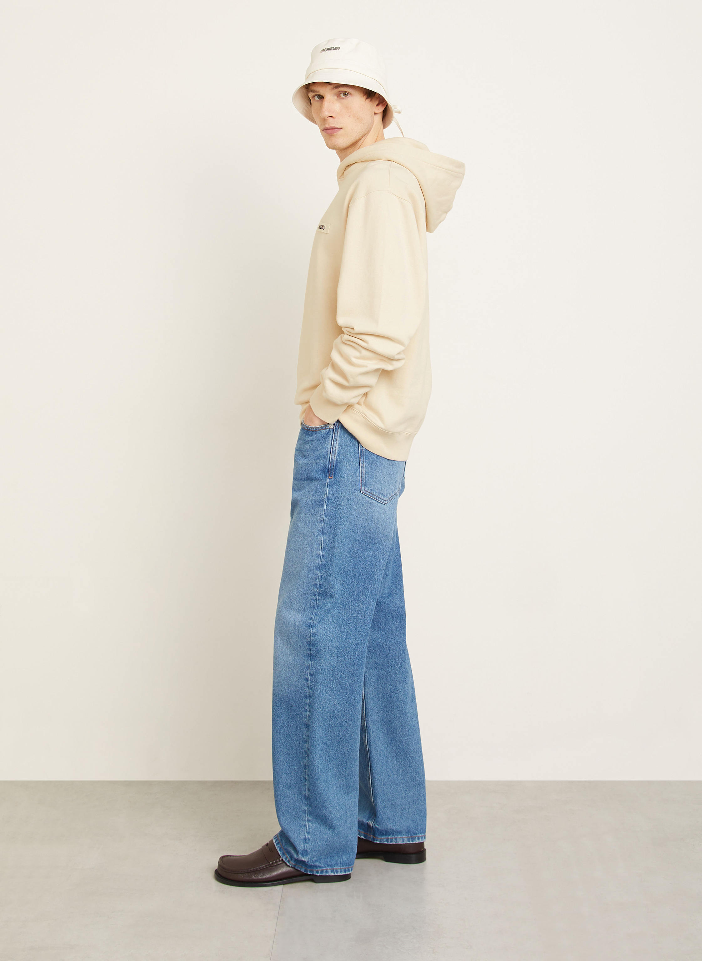 Thumbnail - Jacquemus Hoodie Le Hoodie Gros Grain beige