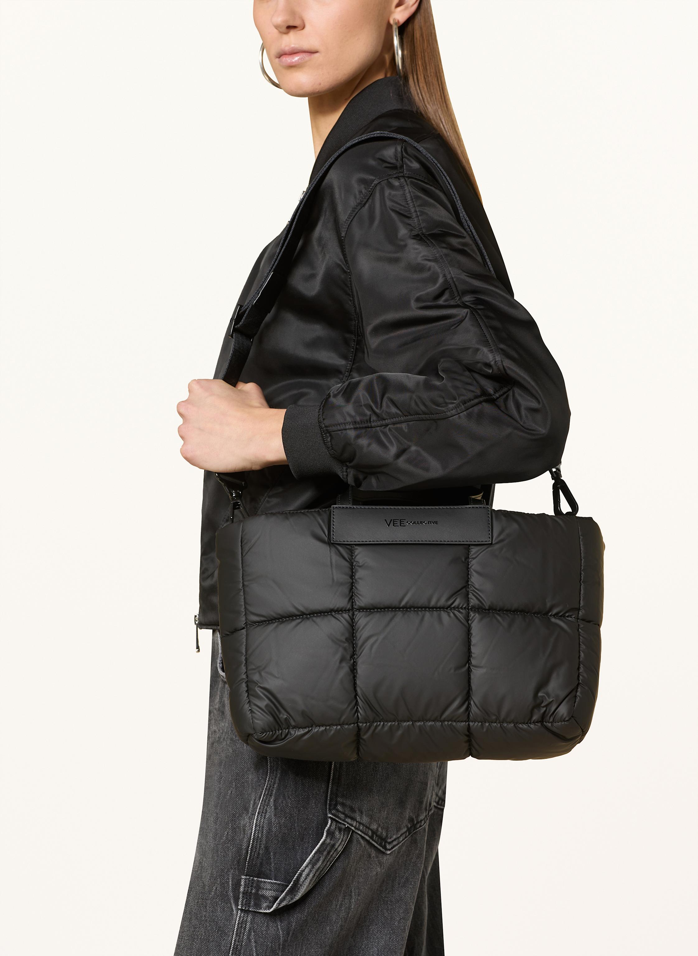 Thumbnail - Vee Collective Handtasche Porter Marché Small Mit Pouch schwarz