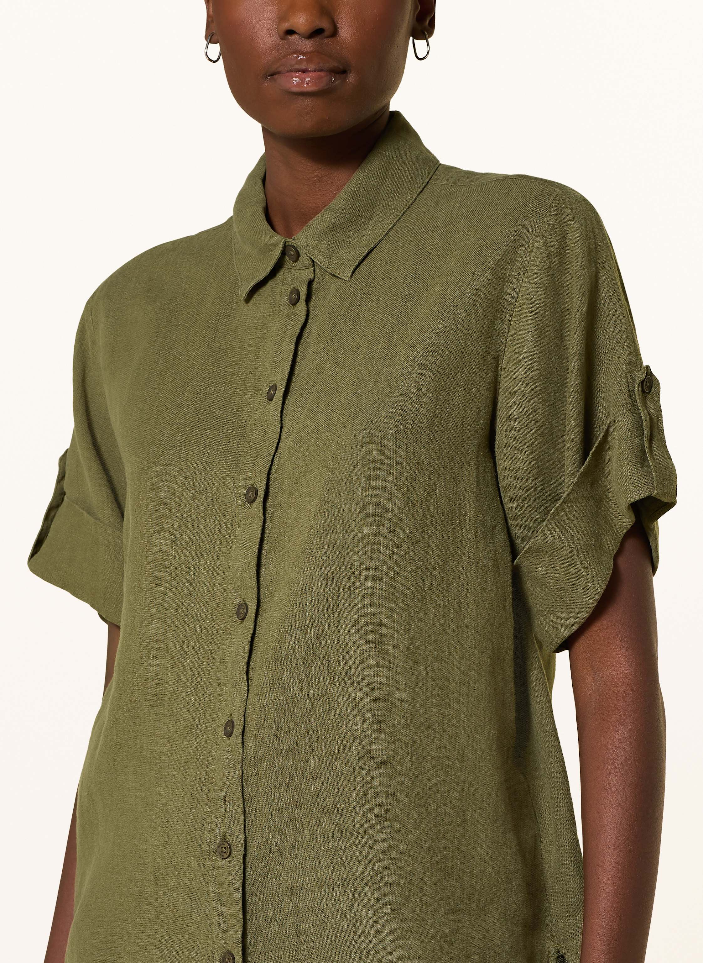 Thumbnail - Riani Hemdbluse Aus Leinen gruen