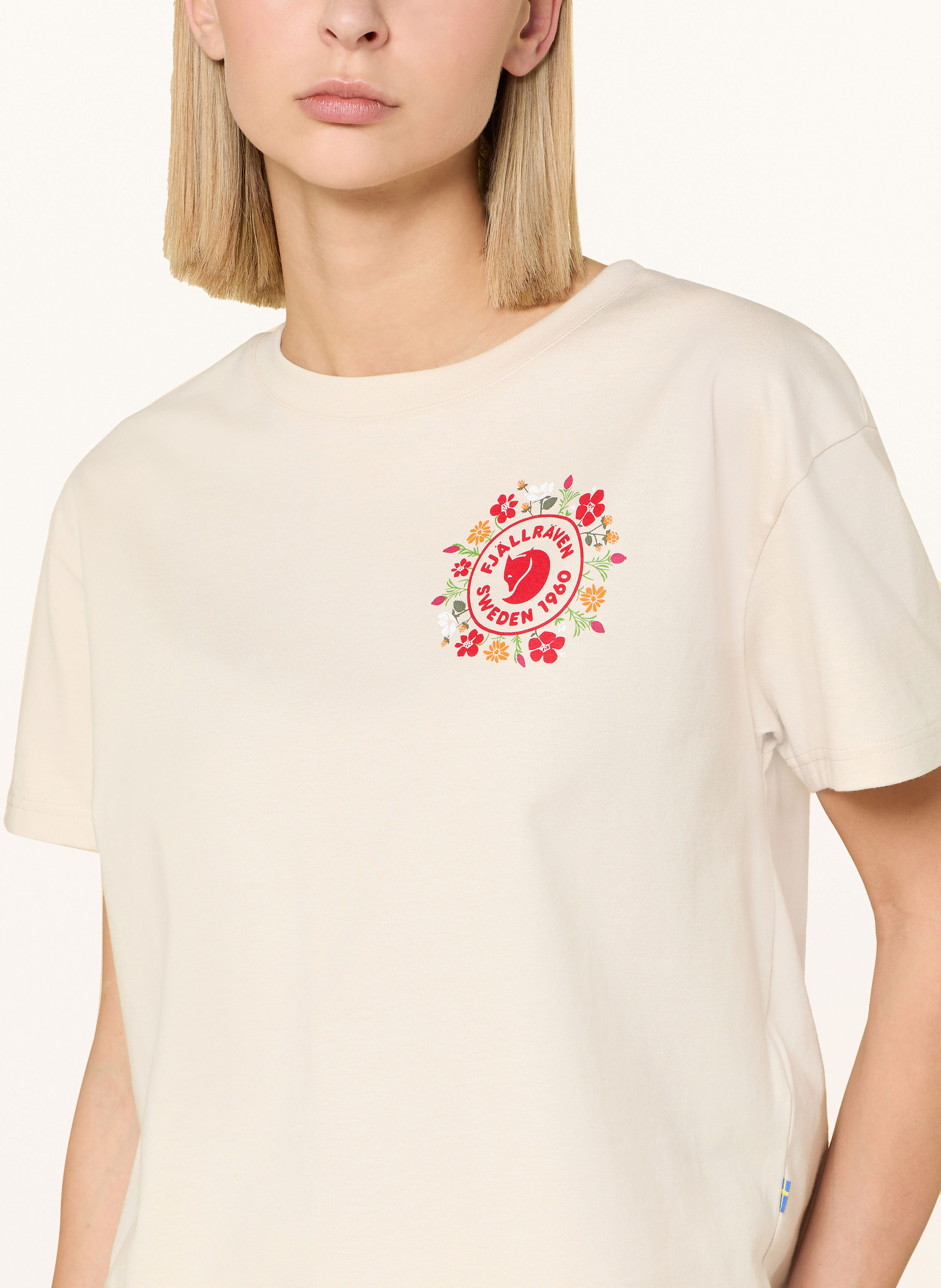 Thumbnail - Fjällräven T-Shirt Fjällblomster beige