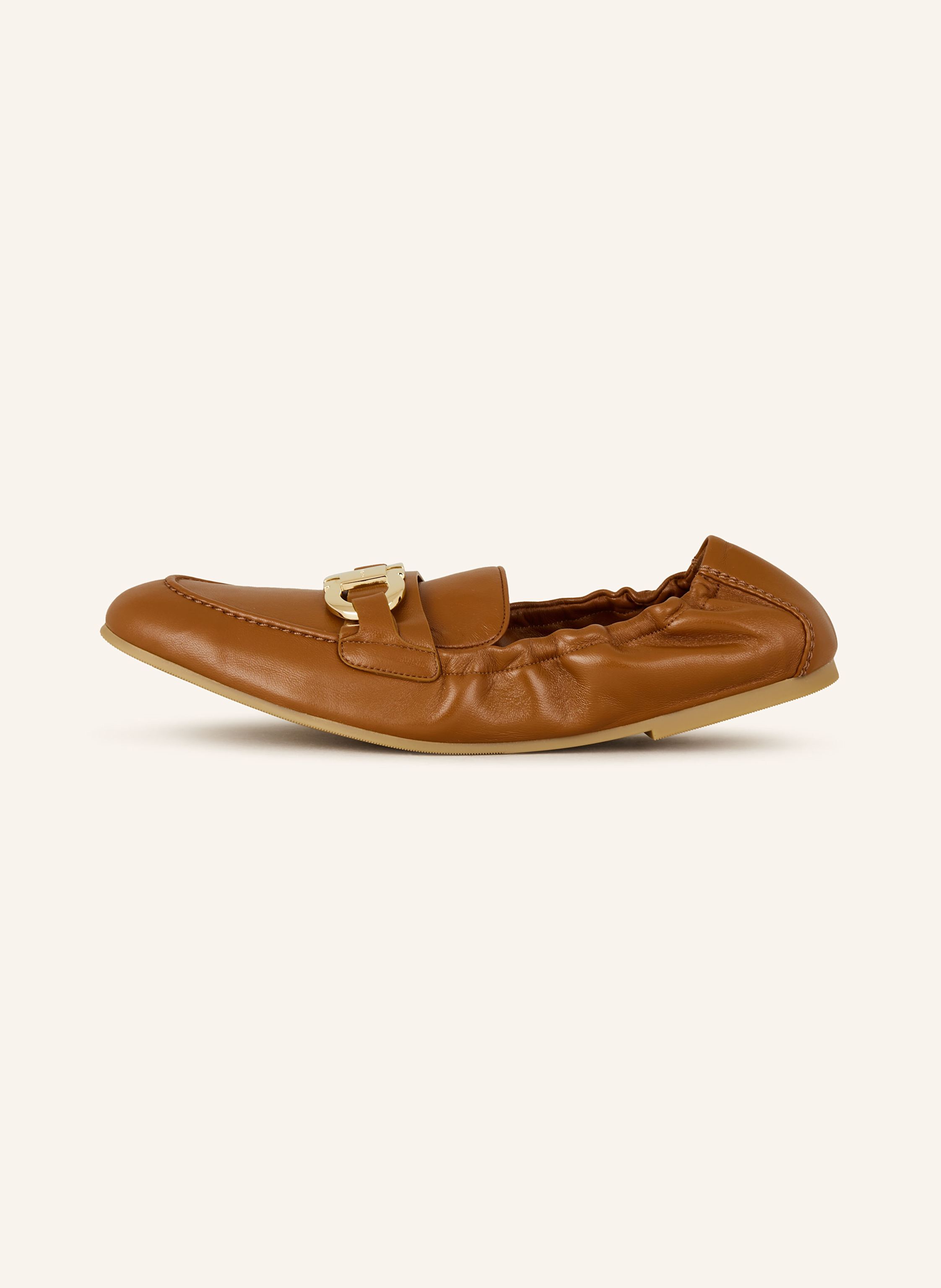 Thumbnail - Ferragamo Lack-Loafer Jodie braun
