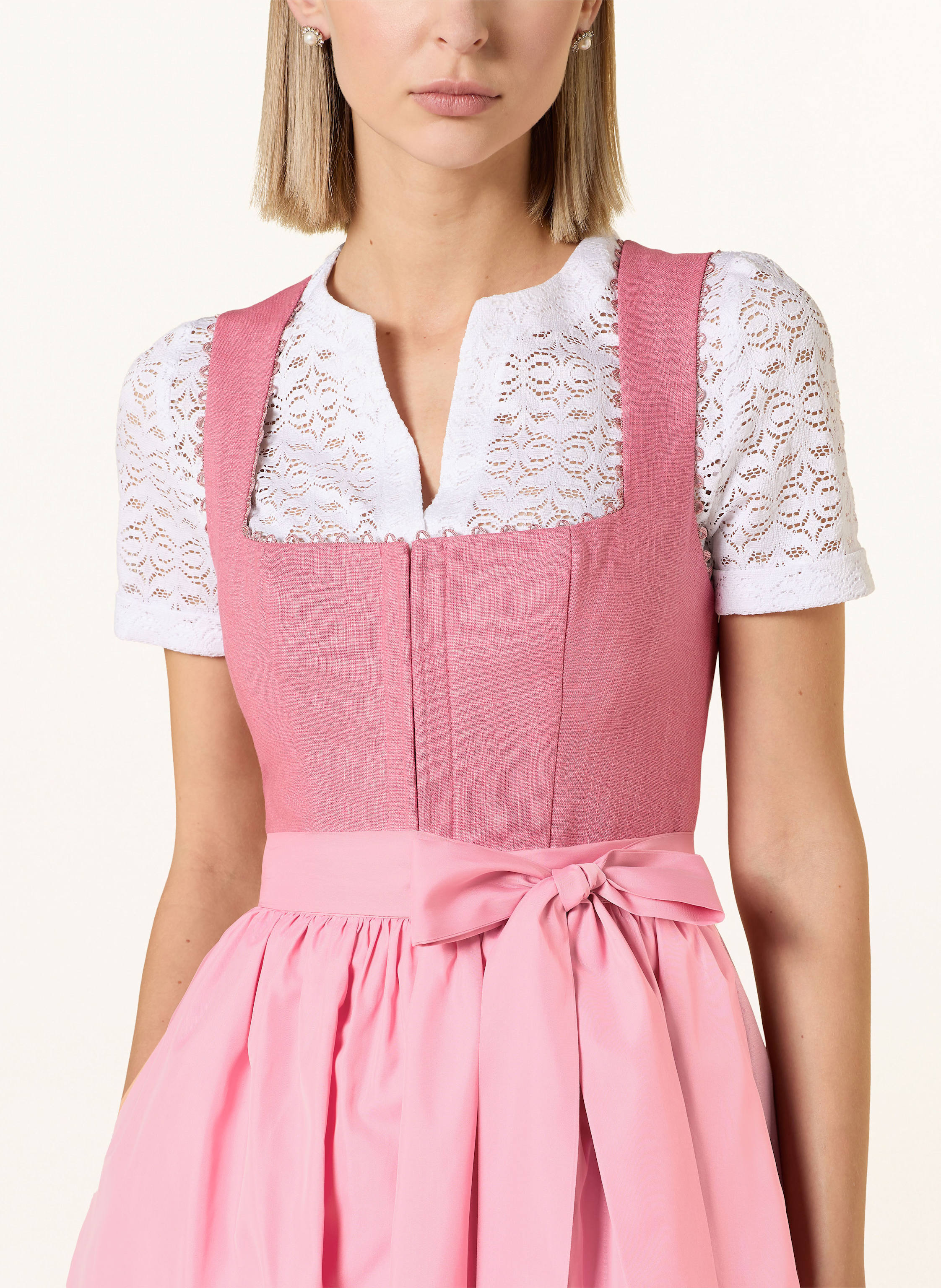 Thumbnail - Kinga Mathe Dirndl München Mit Leinen rosa