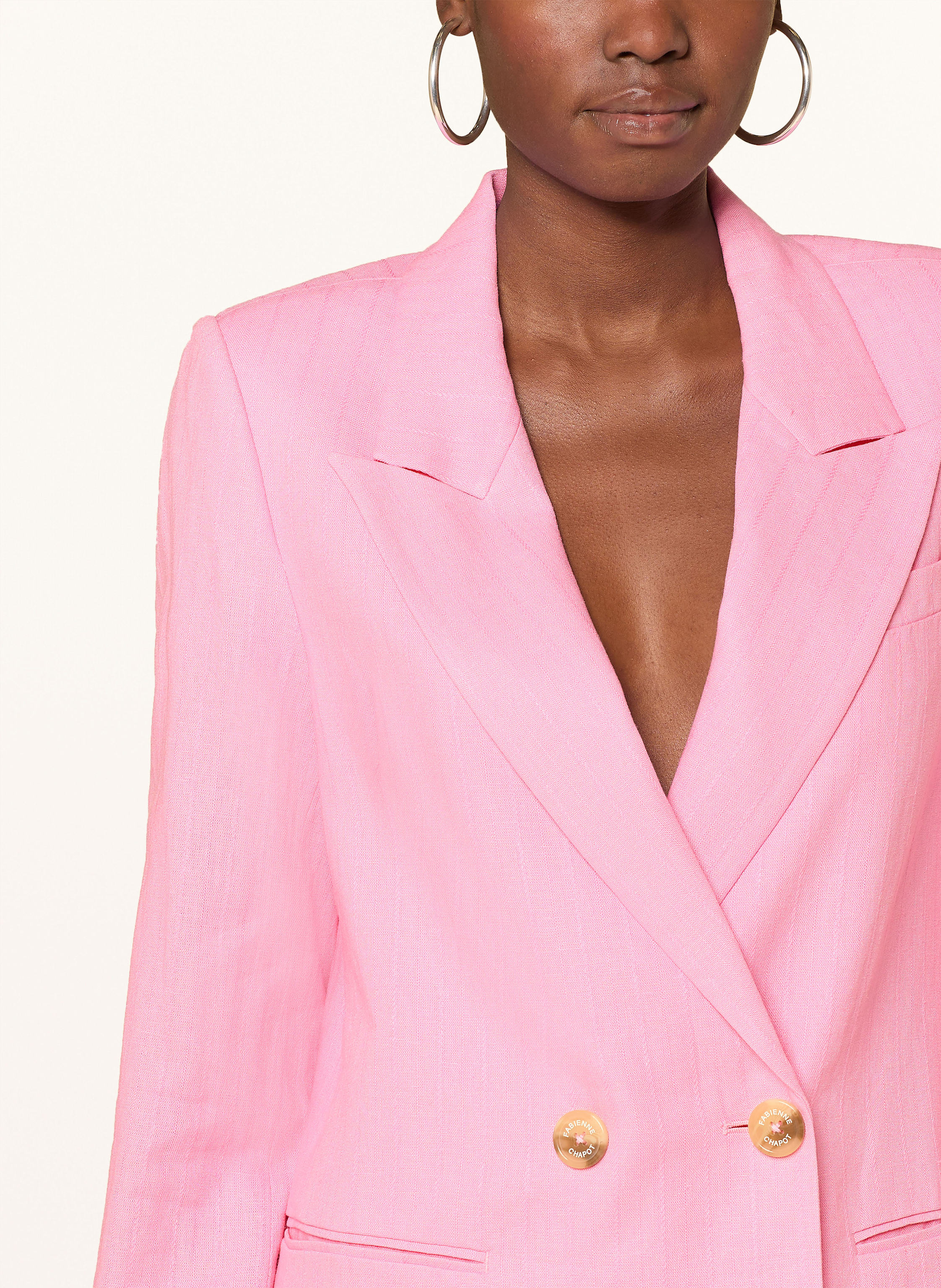 Thumbnail - Fabienne Chapot Blazer Reggy Mit Leinen pink