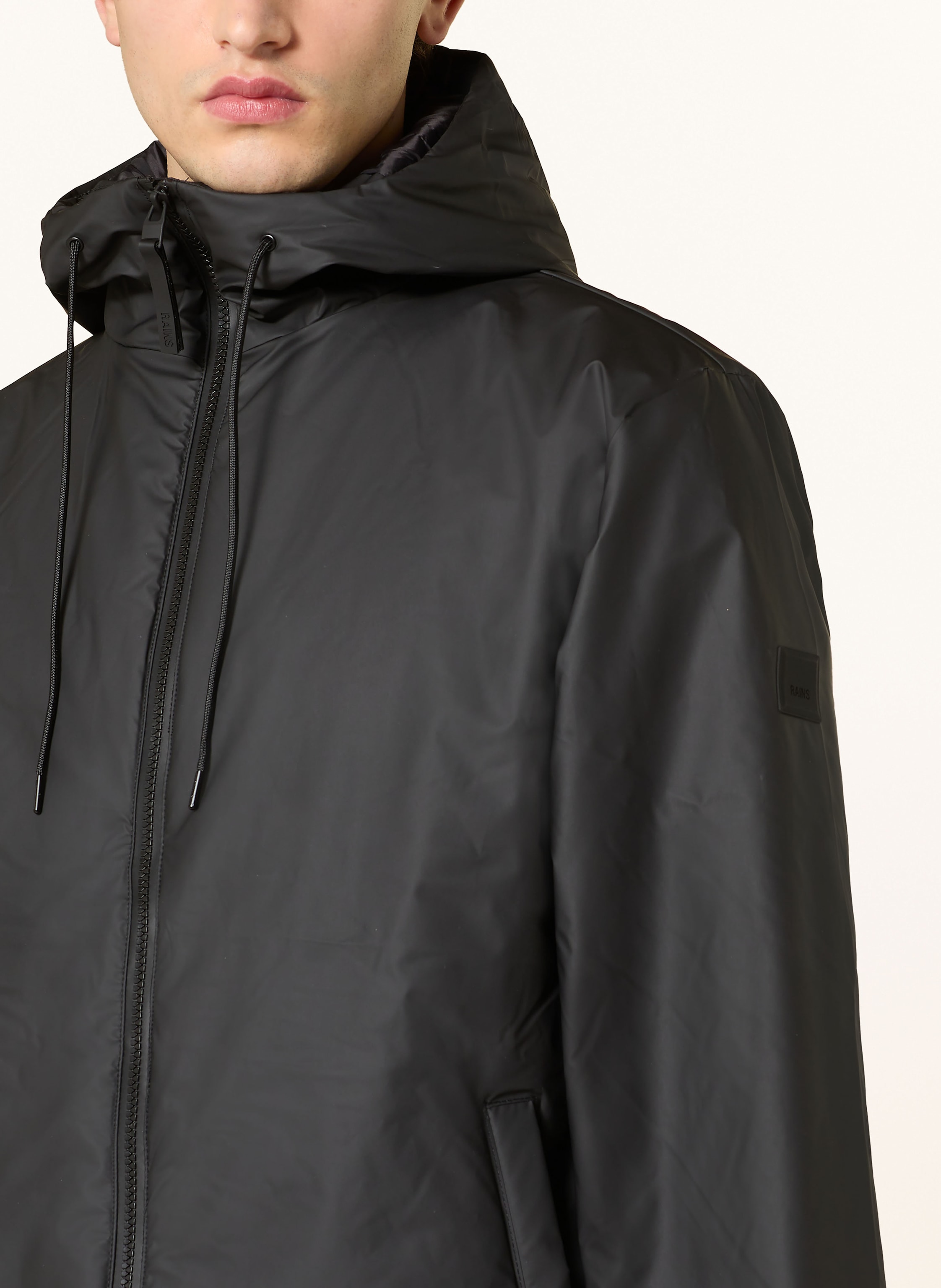 Thumbnail - Rains Regenjacke Lohja schwarz