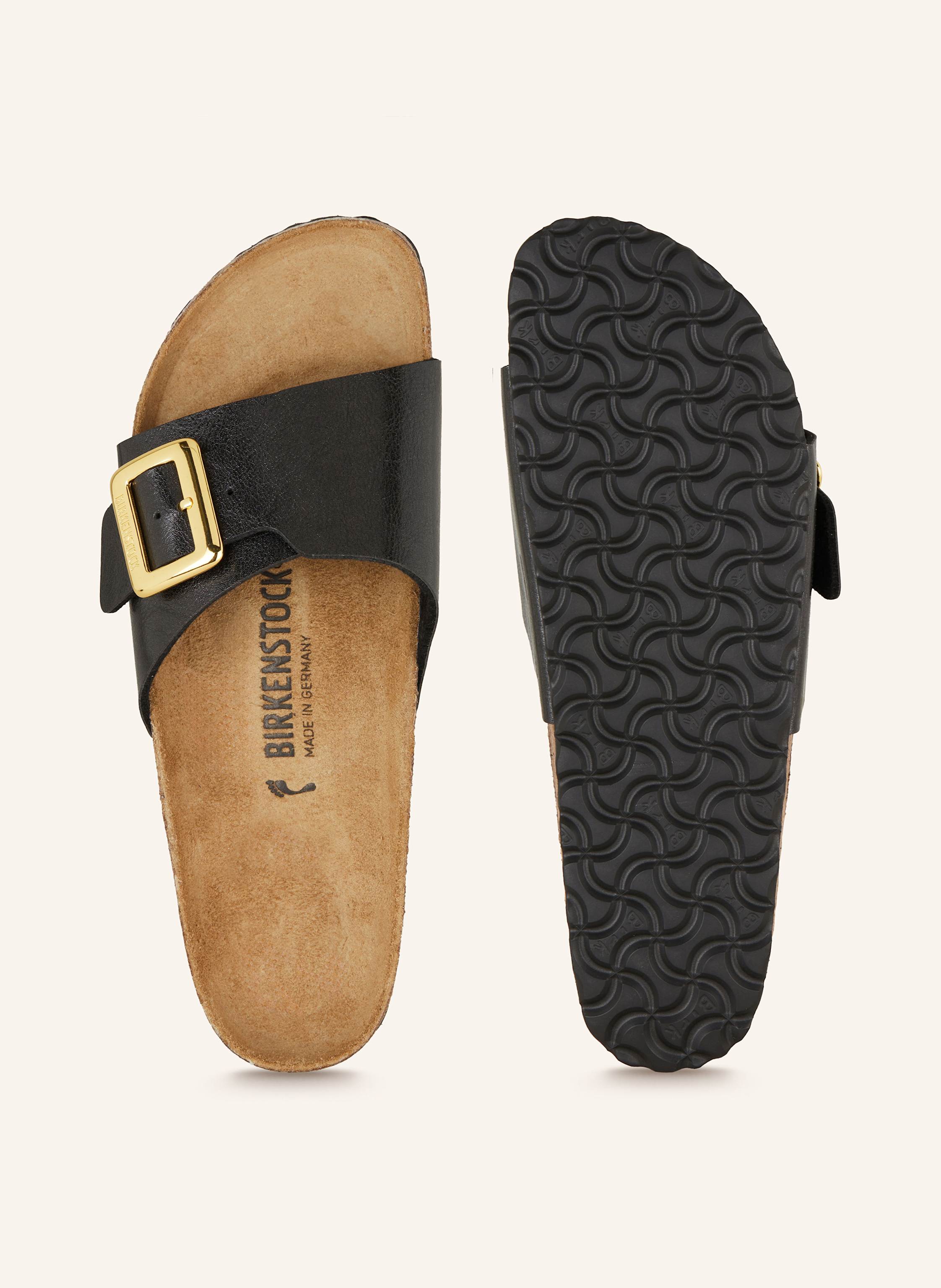Thumbnail - Birkenstock Pantoletten Catalina Cb Bf schwarz
