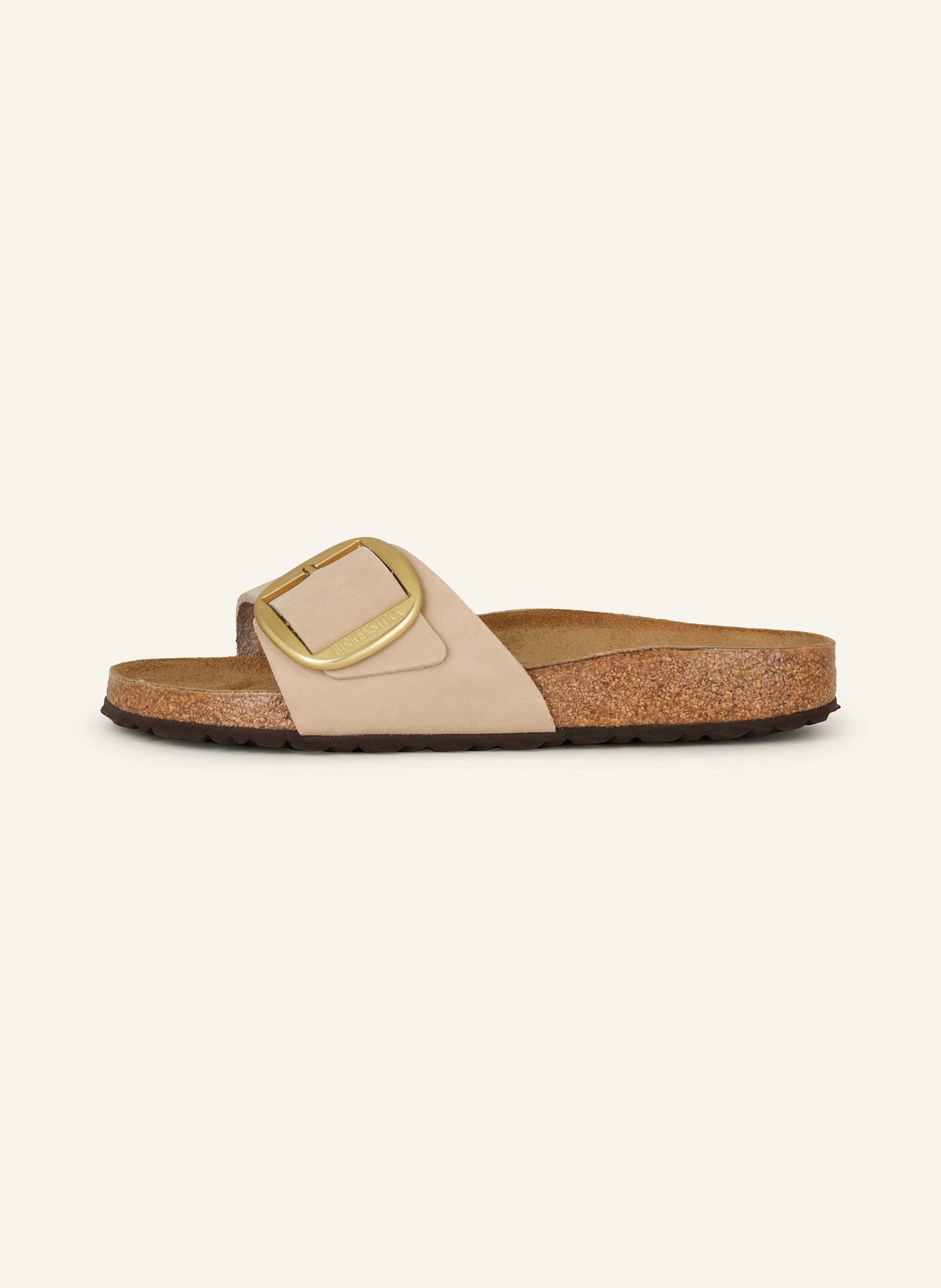 Thumbnail - Birkenstock Pantoletten Madrid Big Buckle beige