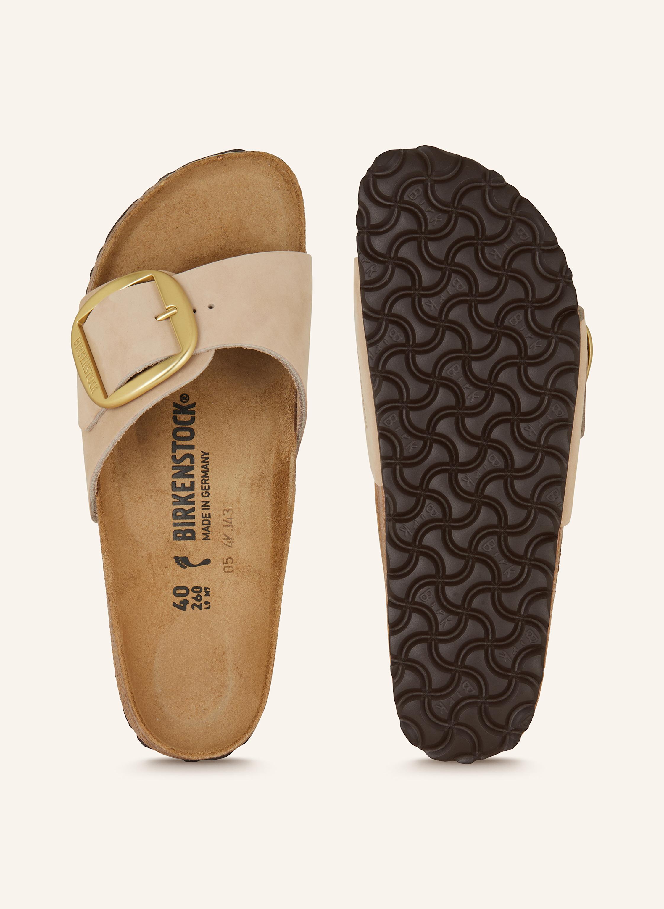 Thumbnail - Birkenstock Pantoletten Madrid Big Buckle beige