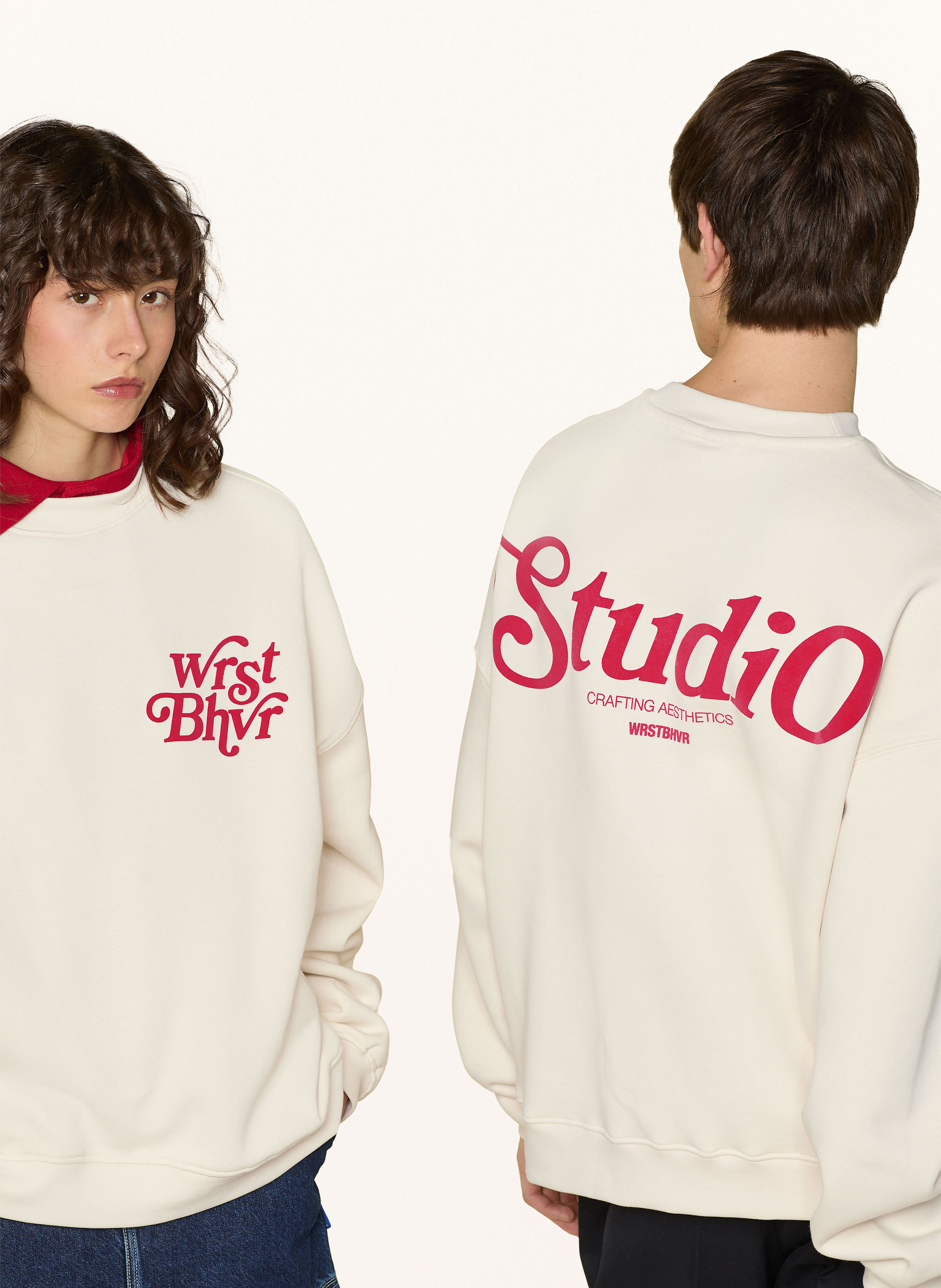 Thumbnail - Wrstbhvr Sweatshirt Rean weiss