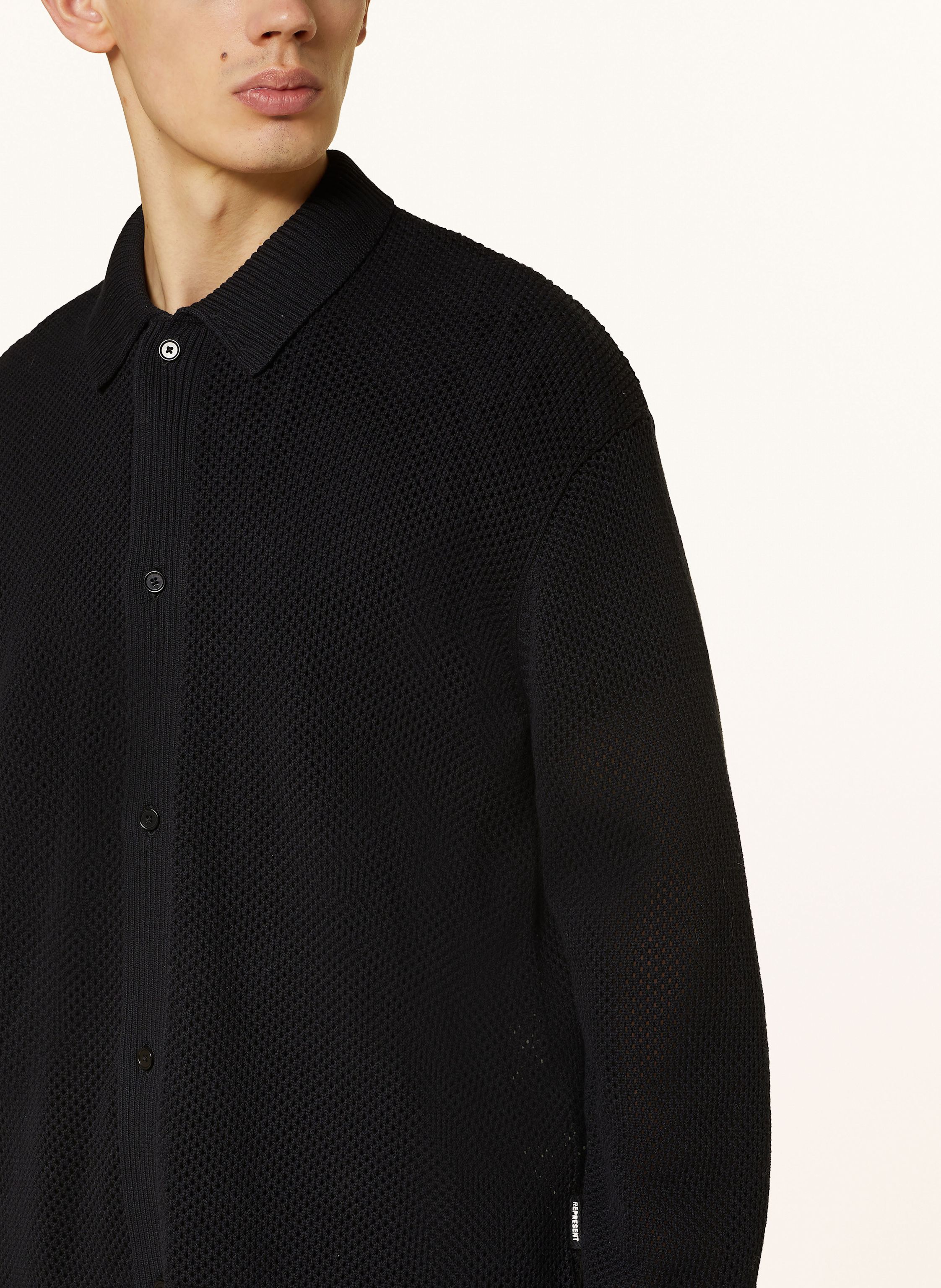 Thumbnail - Represent Strickjacke schwarz