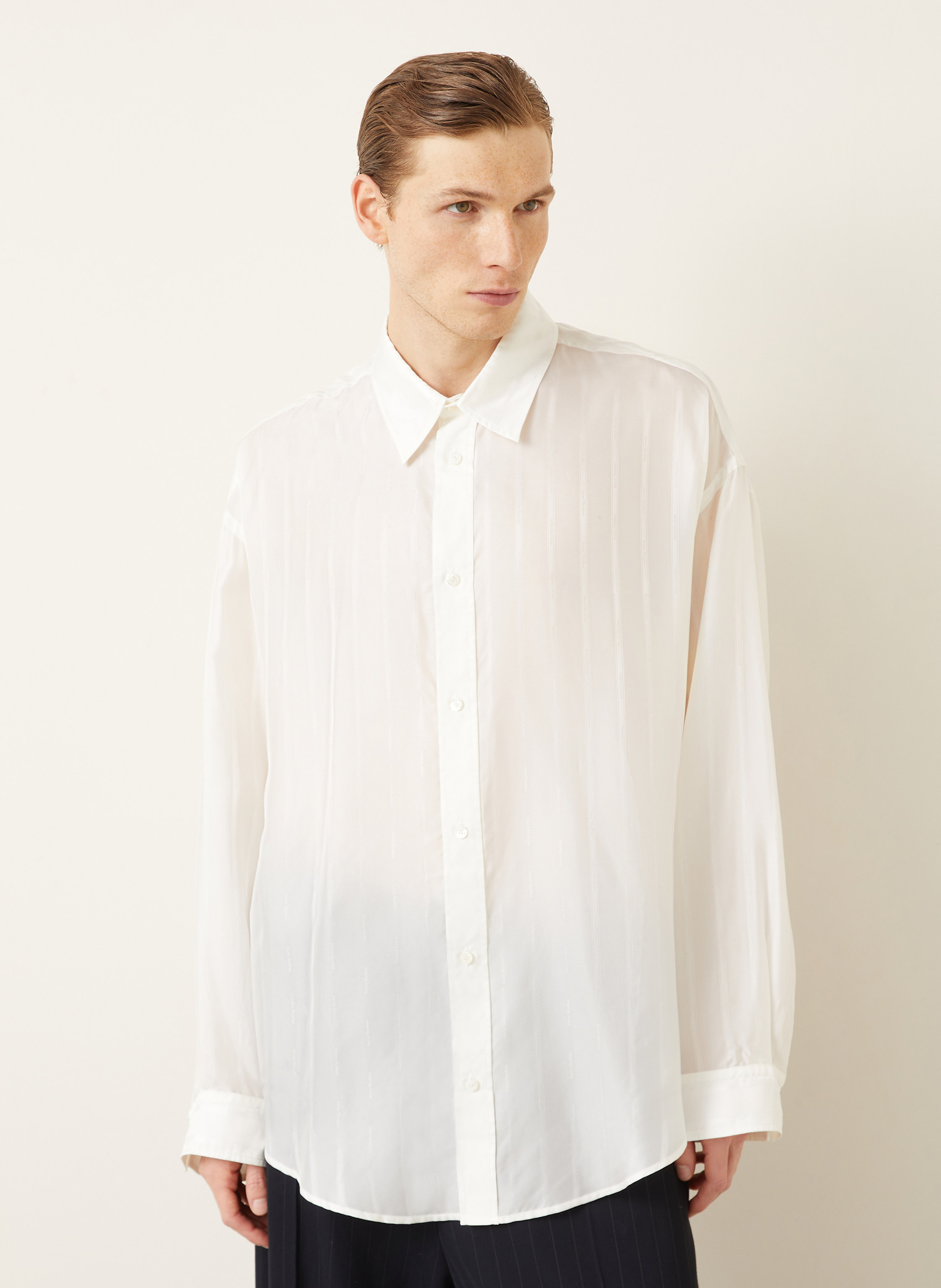 Thumbnail - Acne Studios Hemd Comfort Fit weiss