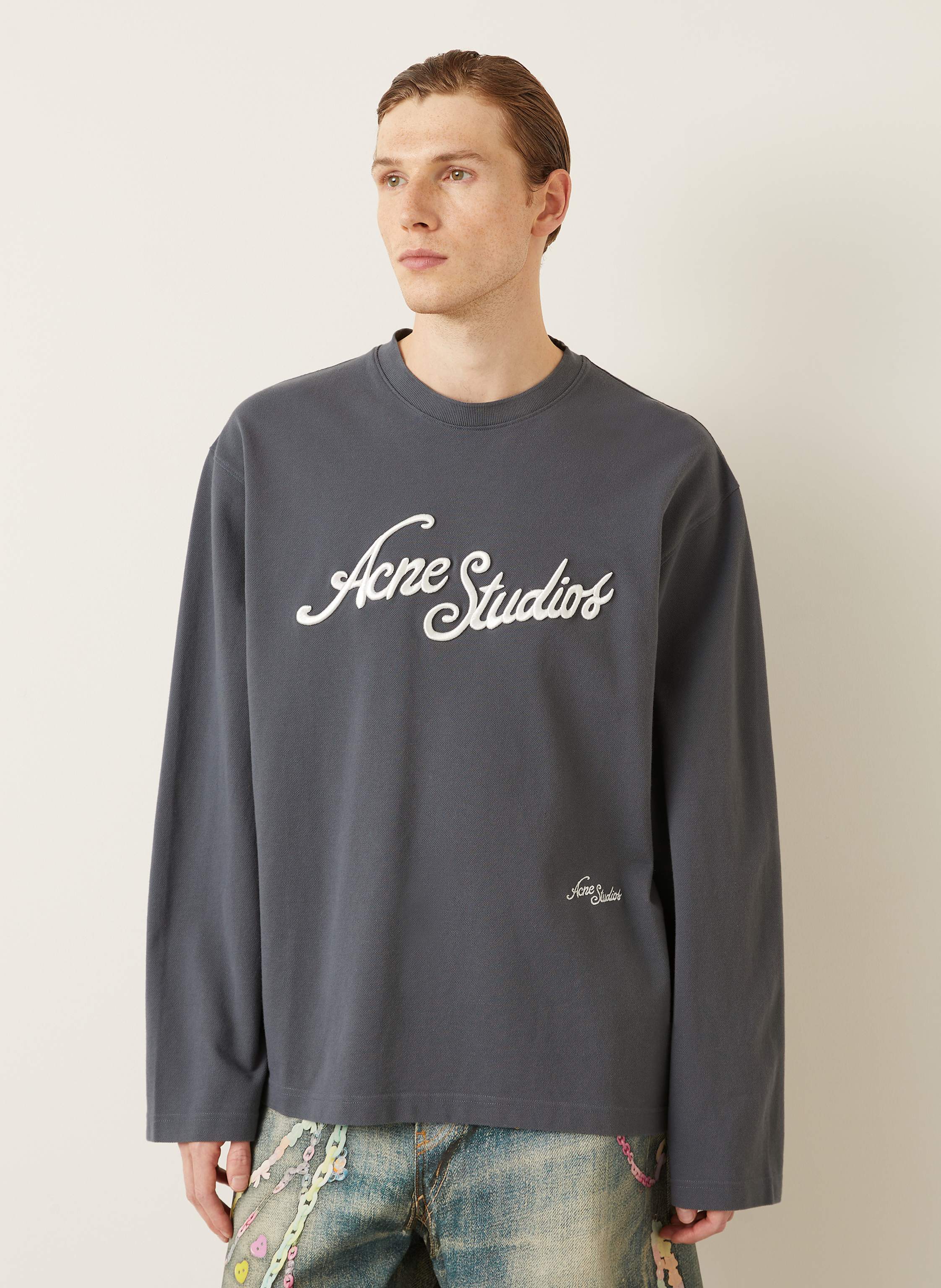 Thumbnail - Acne Studios Longsleeve grau