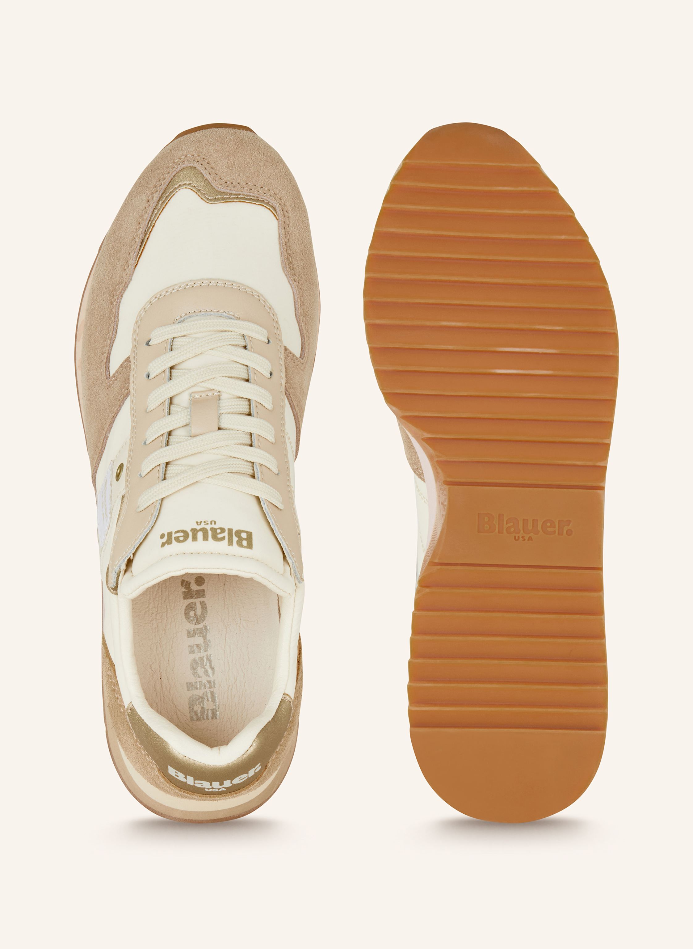 Thumbnail - Blauer Sneaker Melrose beige