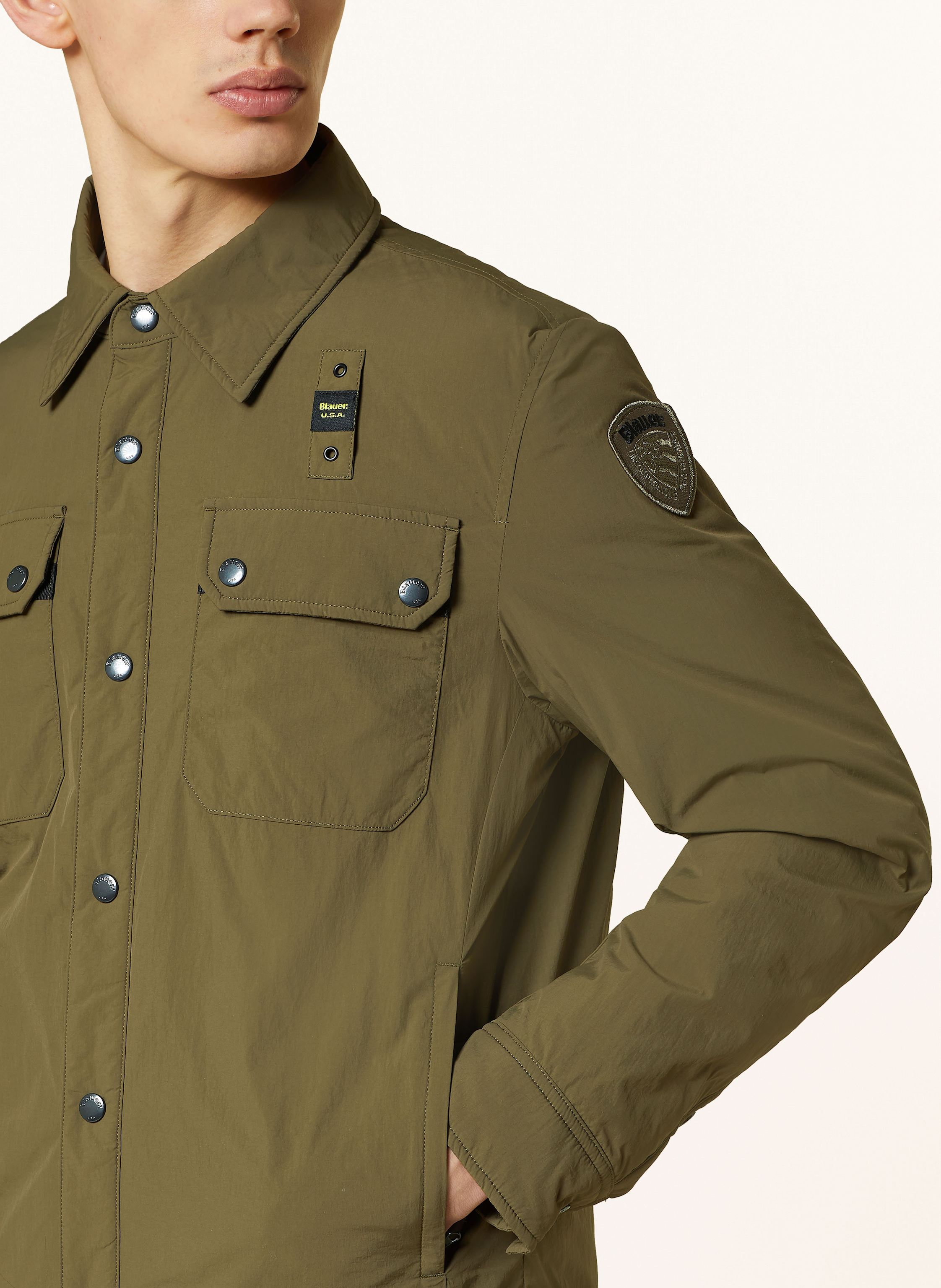 Thumbnail - Blauer Overjacket Evans gruen