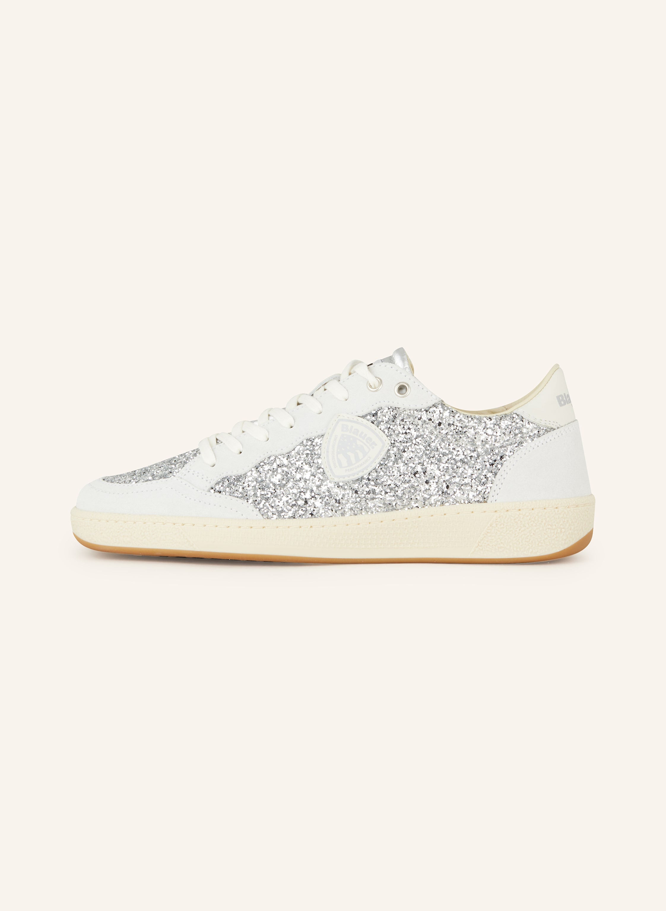 Thumbnail - Blauer Sneaker Olympia silber