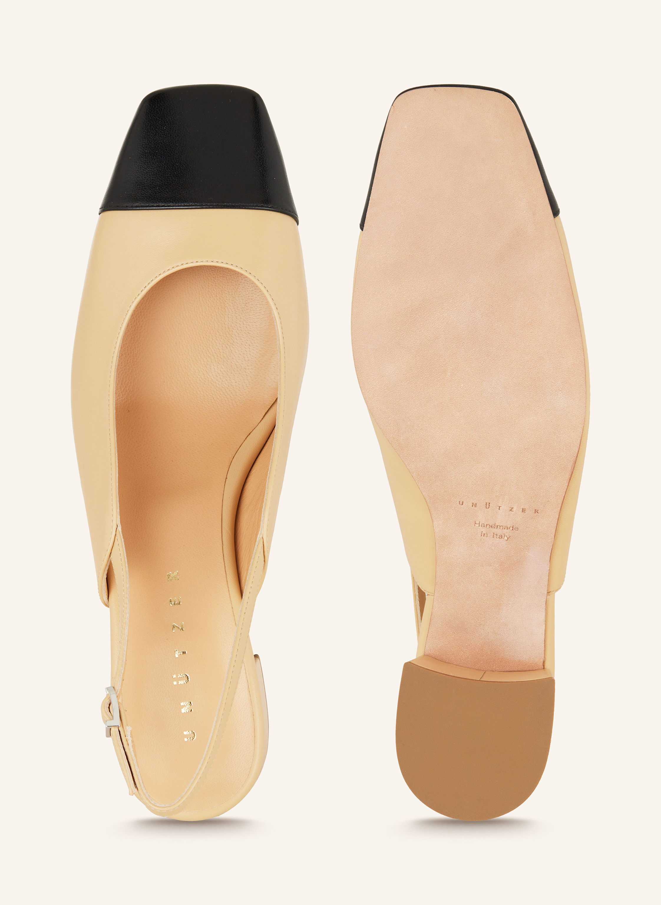 Thumbnail - Unützer Slingpumps beige