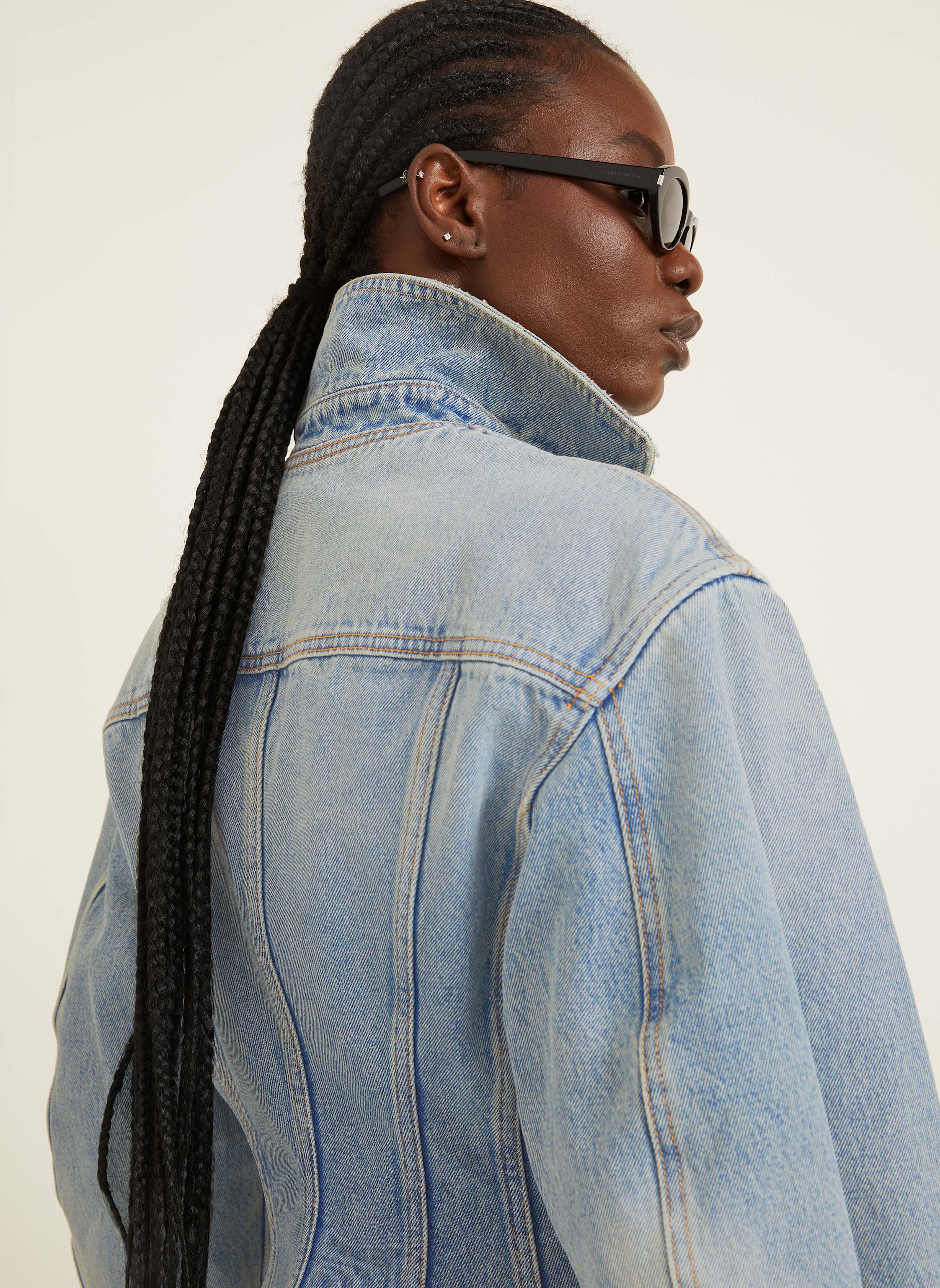 Thumbnail - Darkpark Jeansjacke Gwen blau