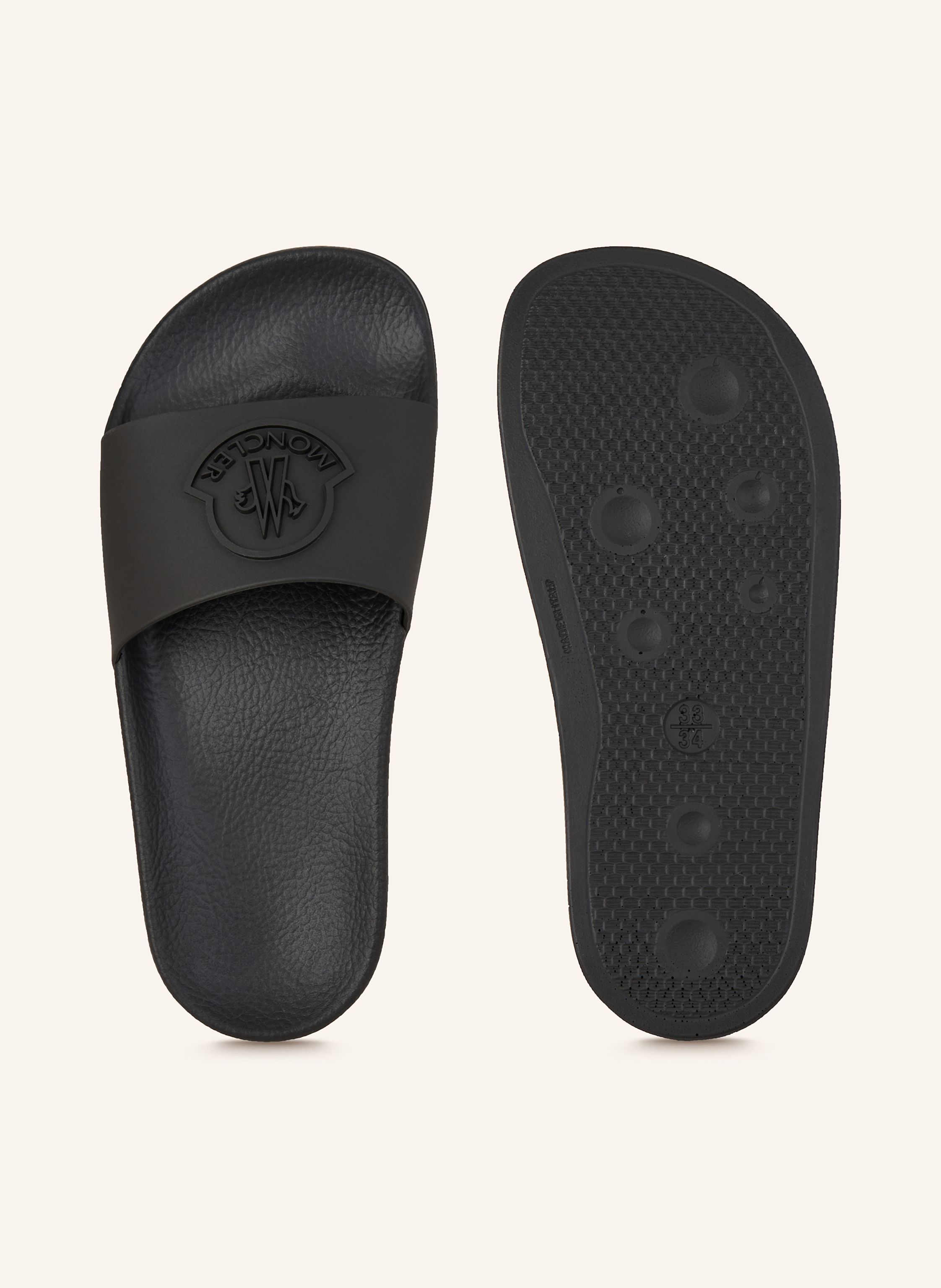 Thumbnail - Moncler Enfant Pantoletten Petit Basile pink