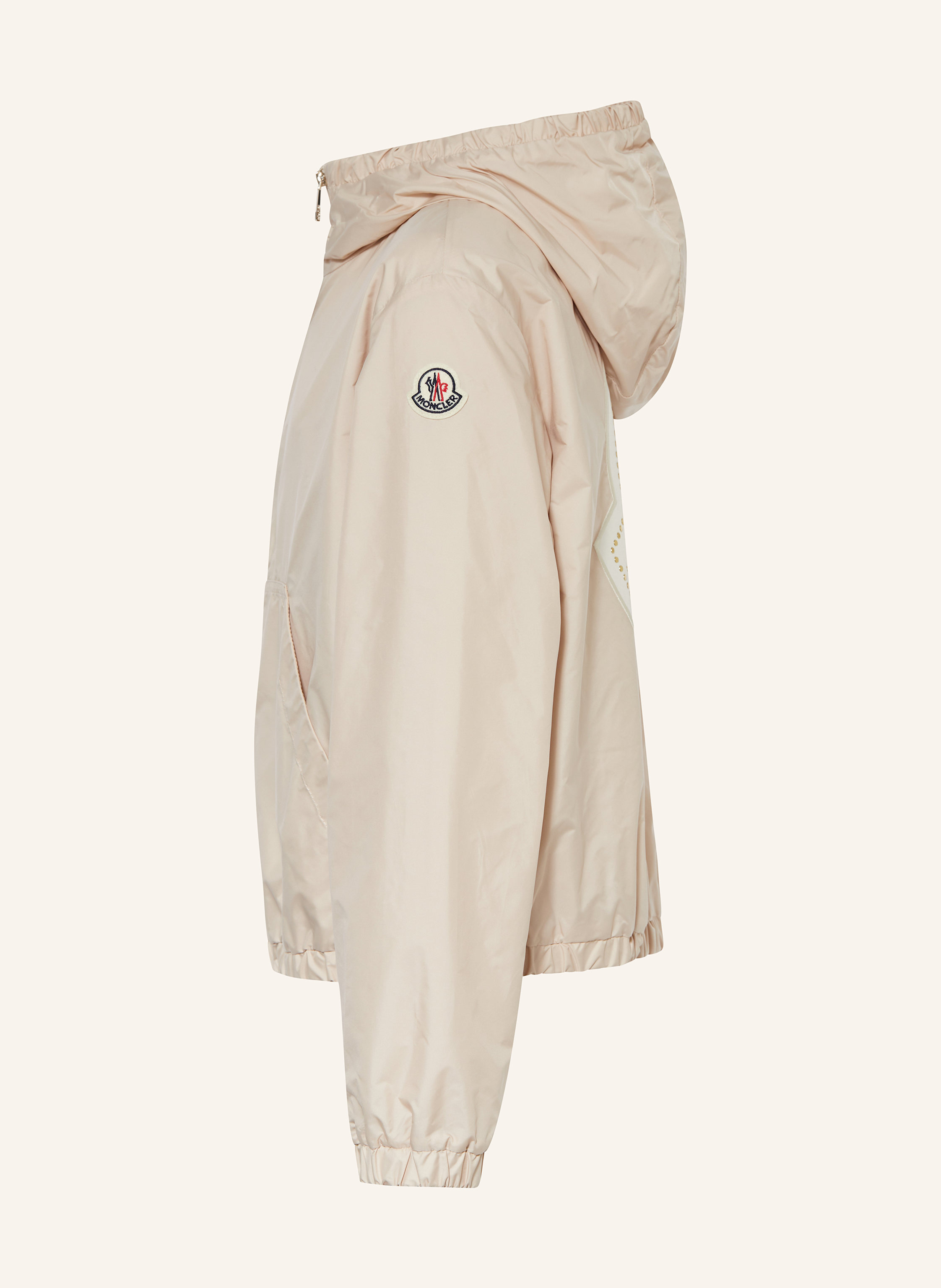 Thumbnail - Moncler Enfant Regenjacke Saria beige