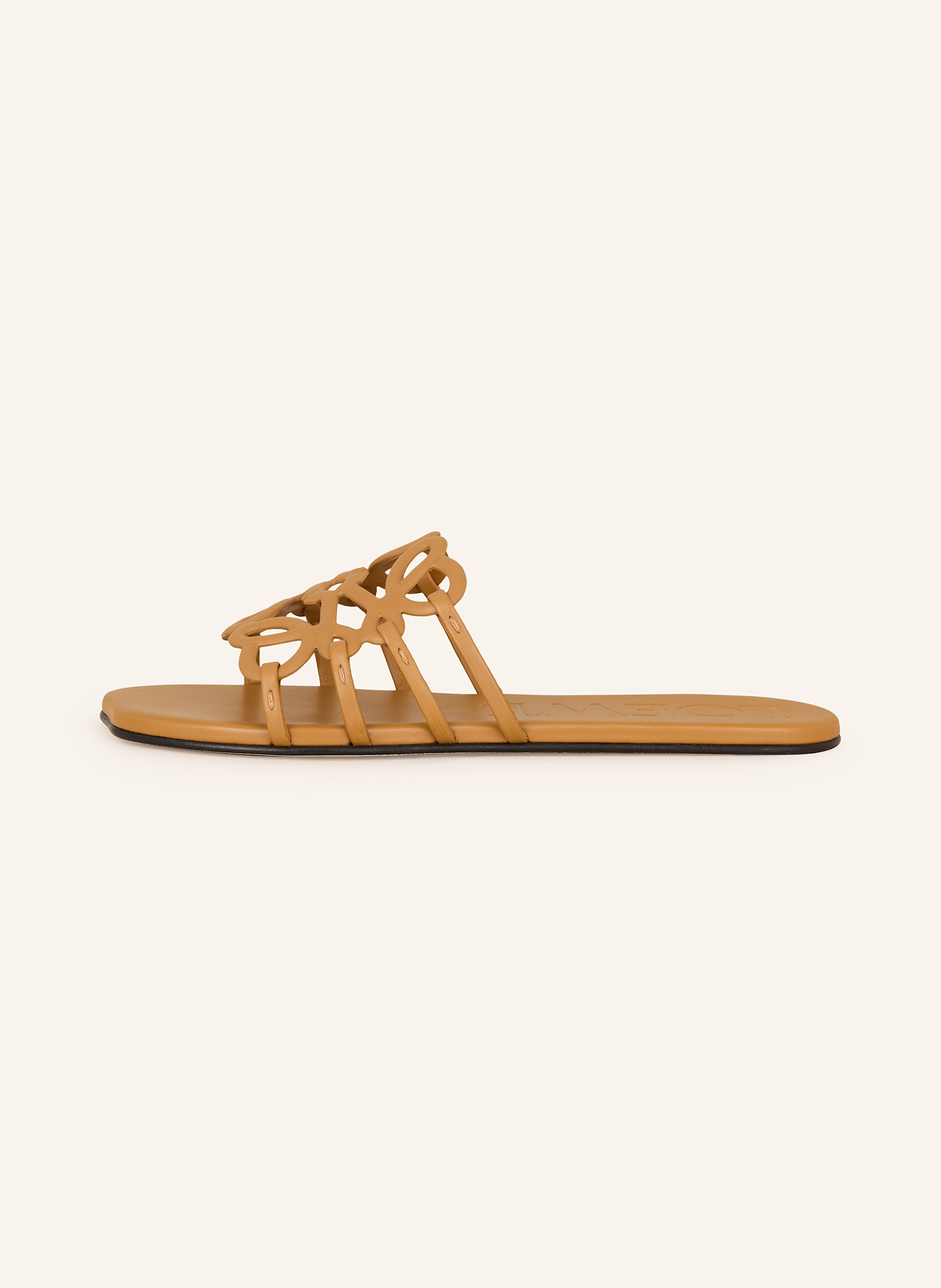 Thumbnail - Loewe Pantoletten Petal Anagram beige