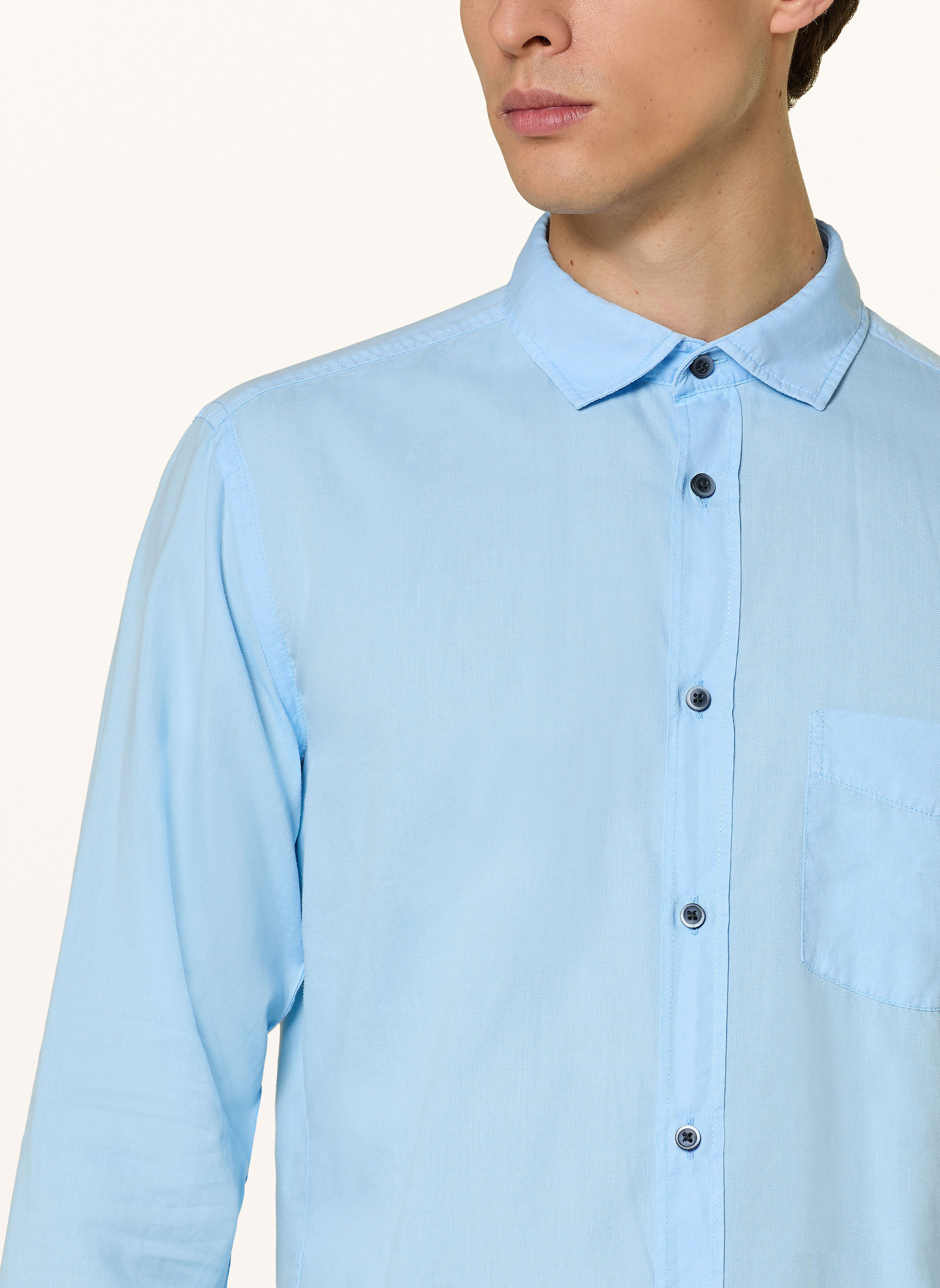 Thumbnail - Olymp Hemd Casual Modern Fit blau