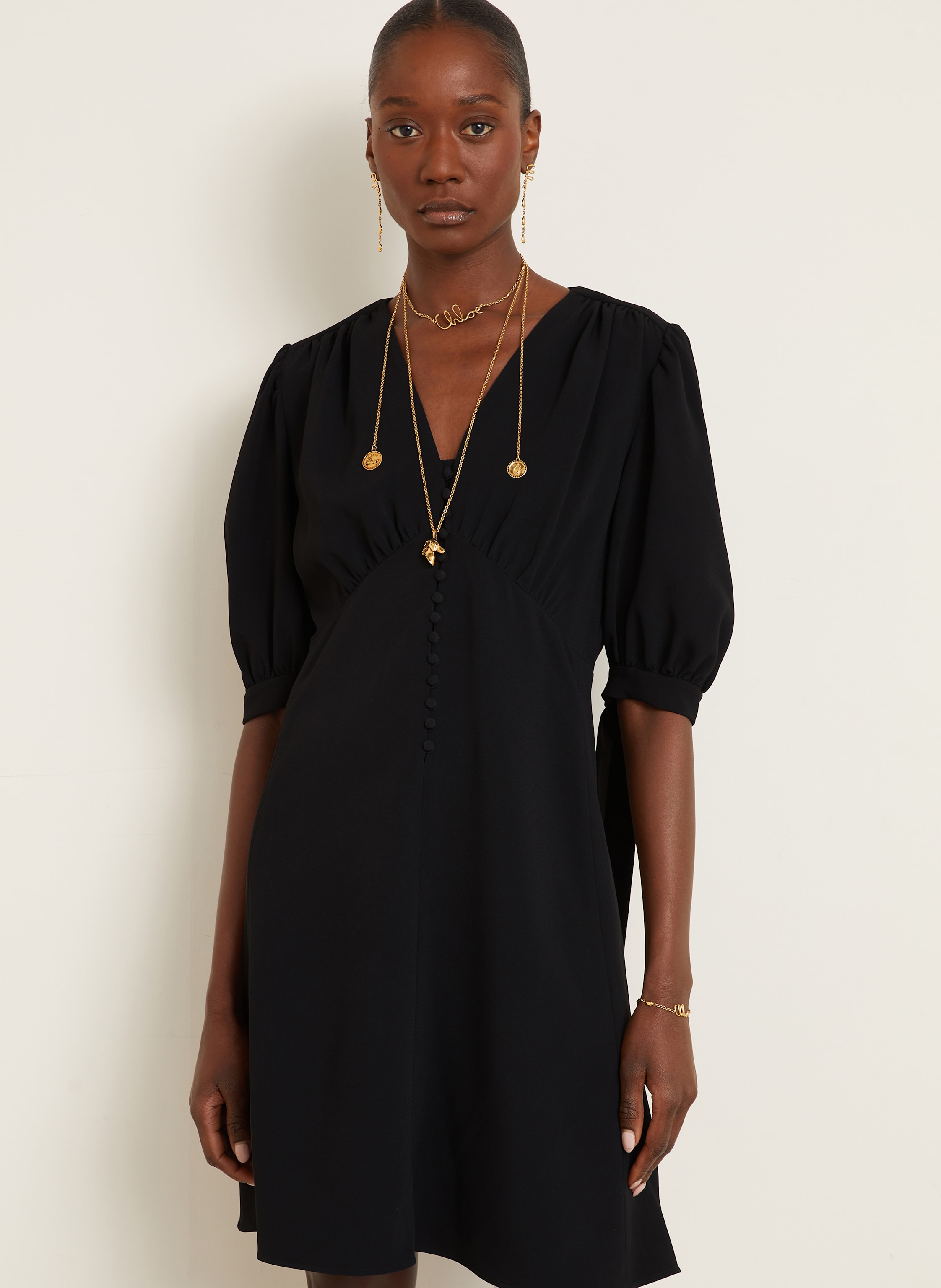 Thumbnail - Chloé Kleid schwarz