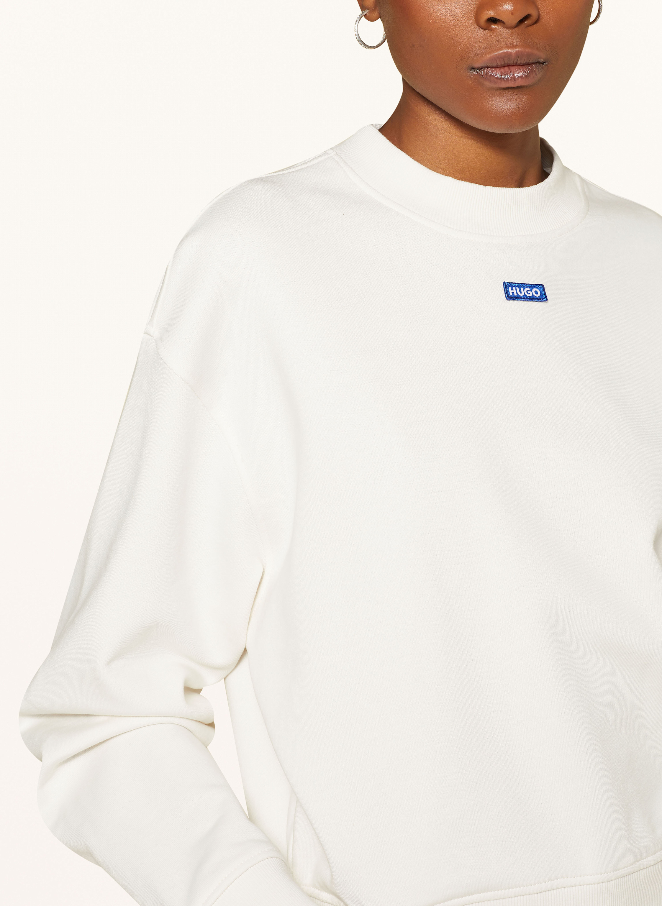 Thumbnail - Hugo Blue Sweatshirt Delessa beige