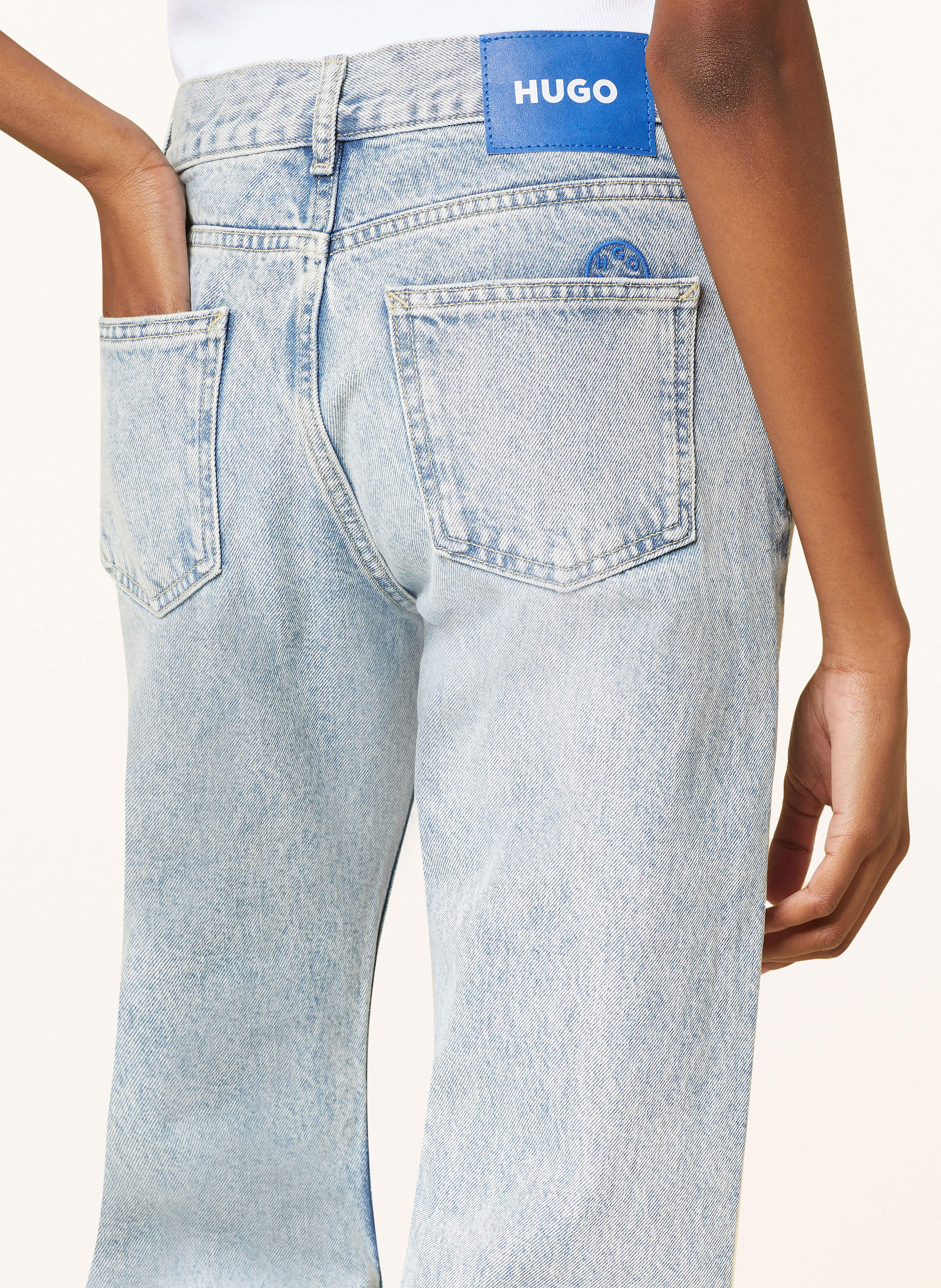 Thumbnail - Hugo Straight Jeans Getali blau