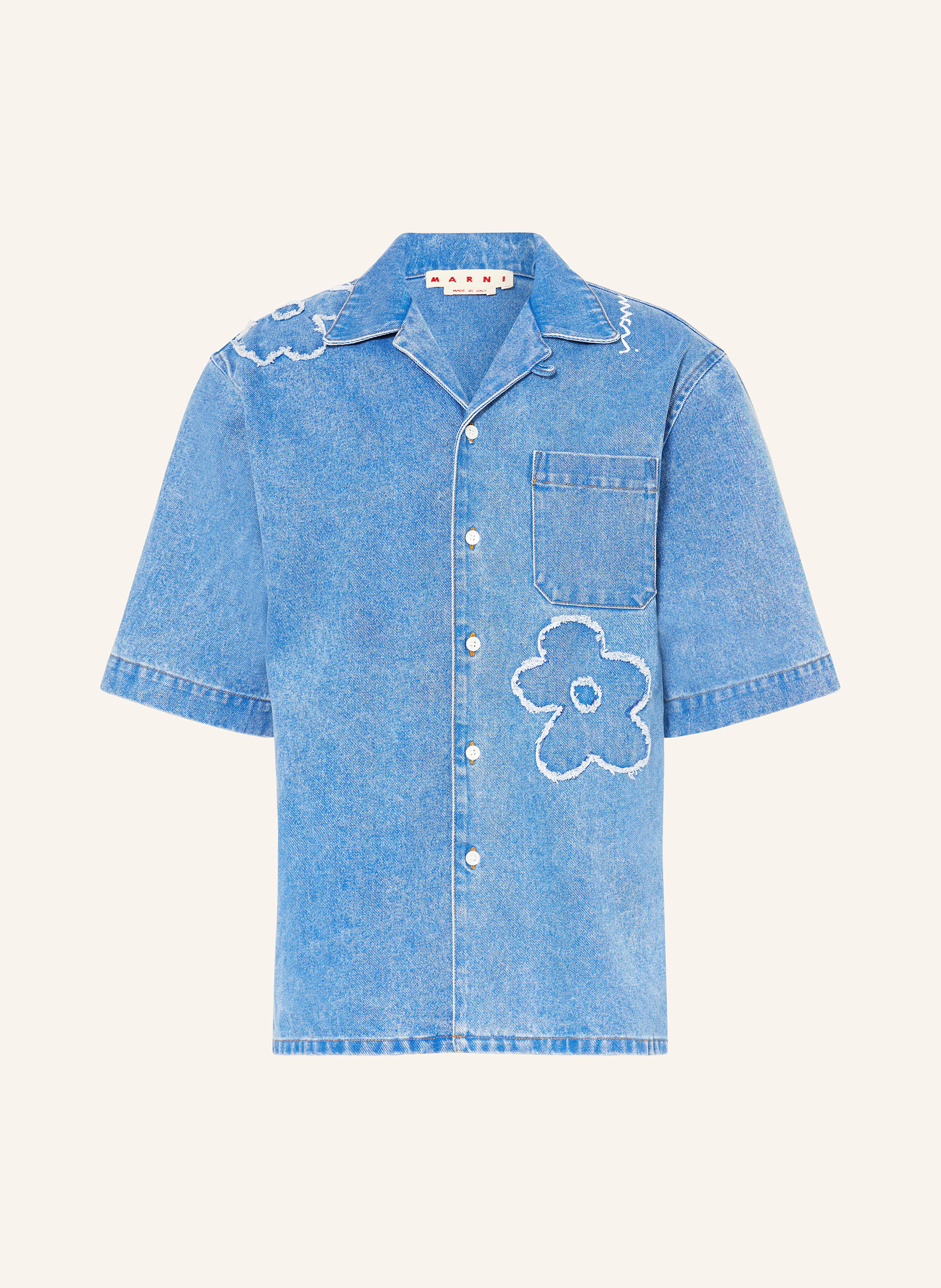 Marni Marni Jeanshemd Comfort Fit blau in BLAU