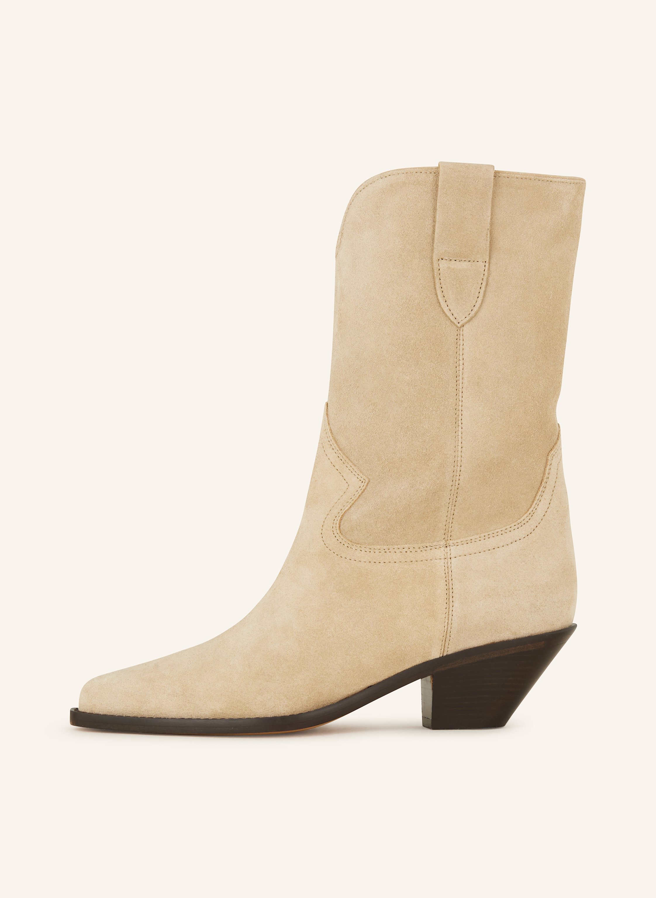 Thumbnail - Isabel Marant Cowboy Boots Dahope beige