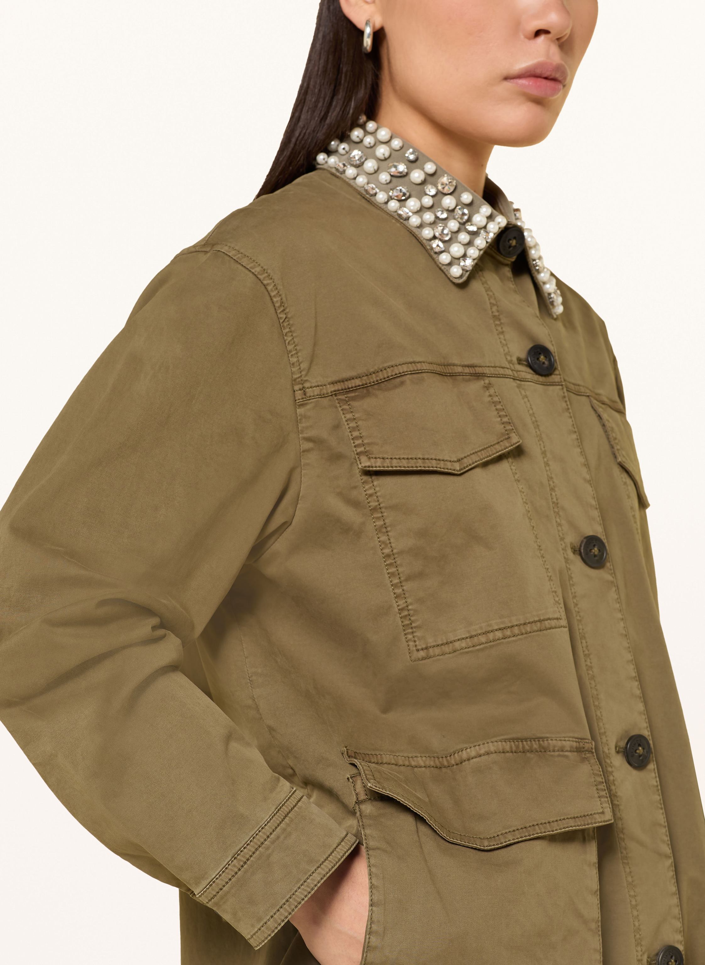 Thumbnail - Blonde No.8 Fieldjacket Mit Schmuckperlen gruen