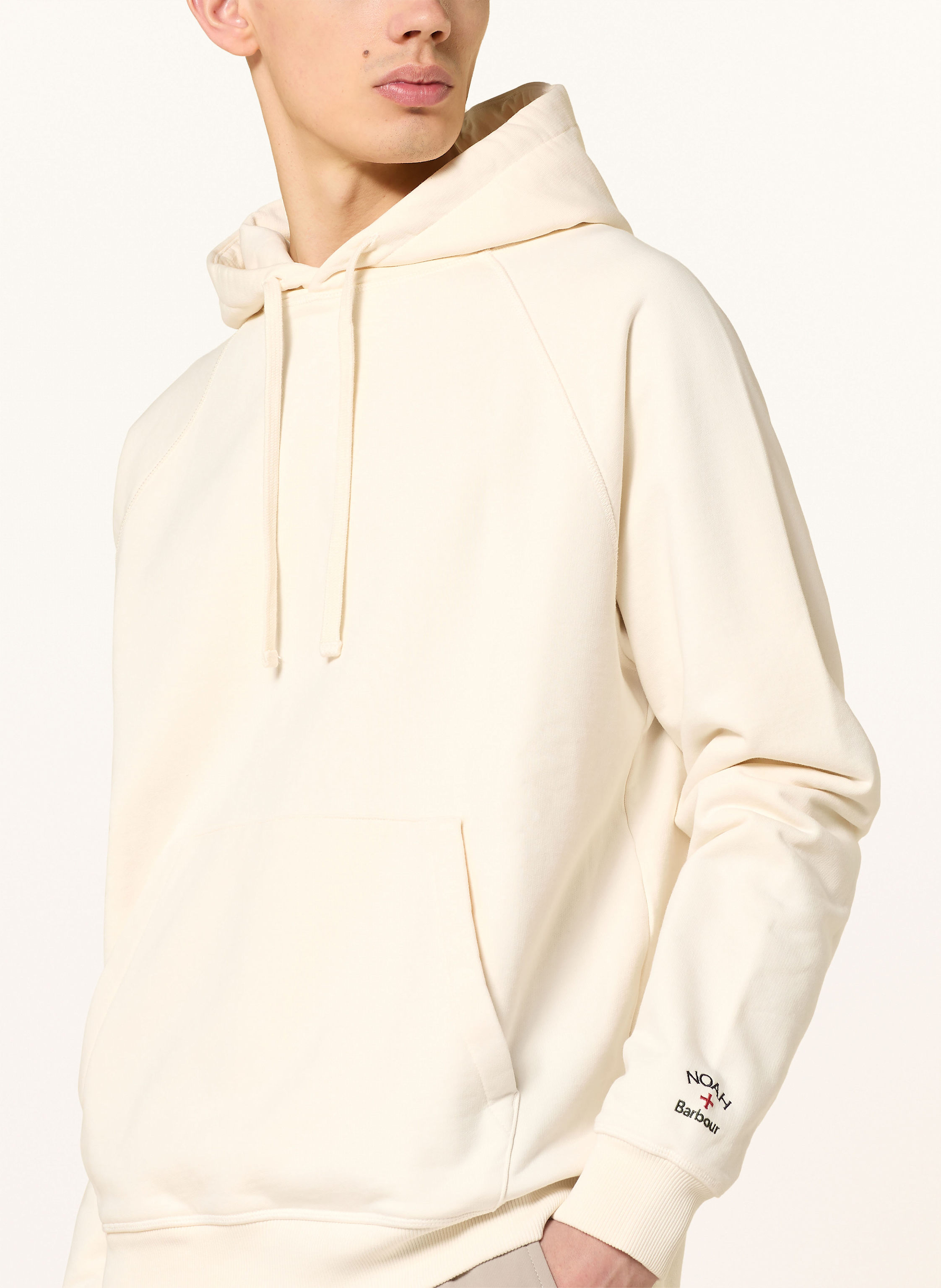 Thumbnail - Barbour Hoodie weiss