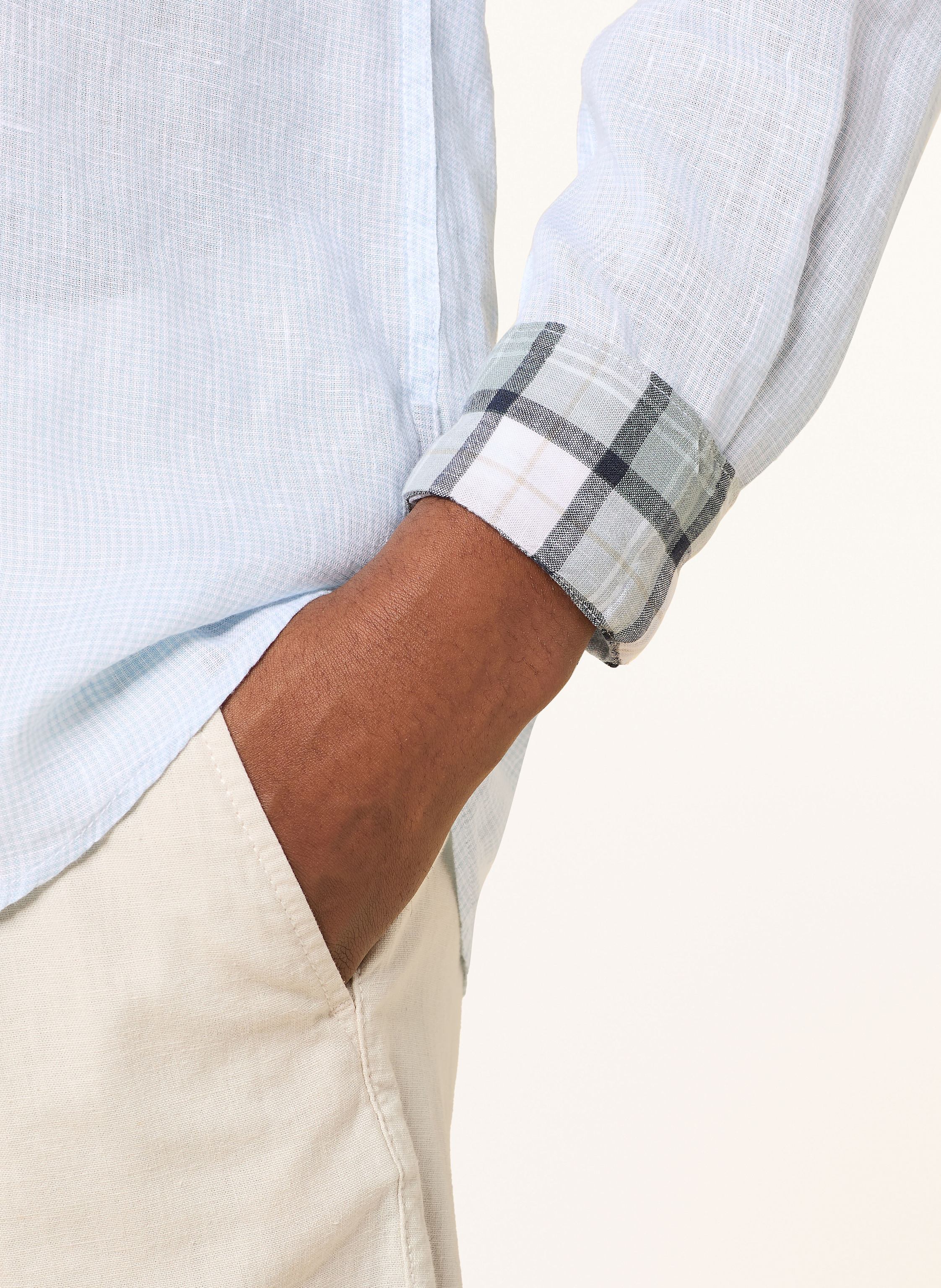 Thumbnail - Barbour Leinenhemd Linton Tailored Fit blau