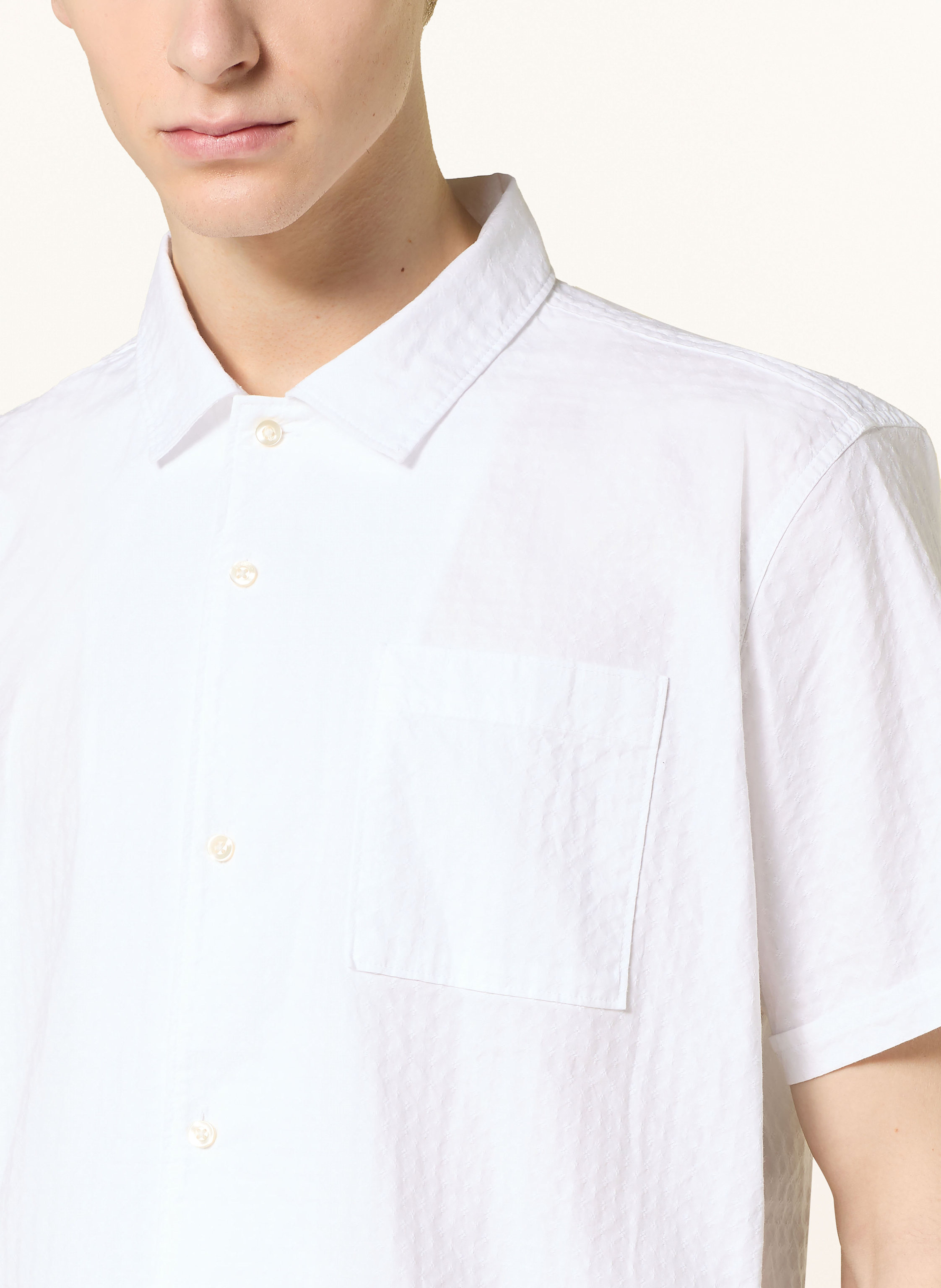 Thumbnail - Barbour Resorthemd Irvine Relaxed Fit weiss