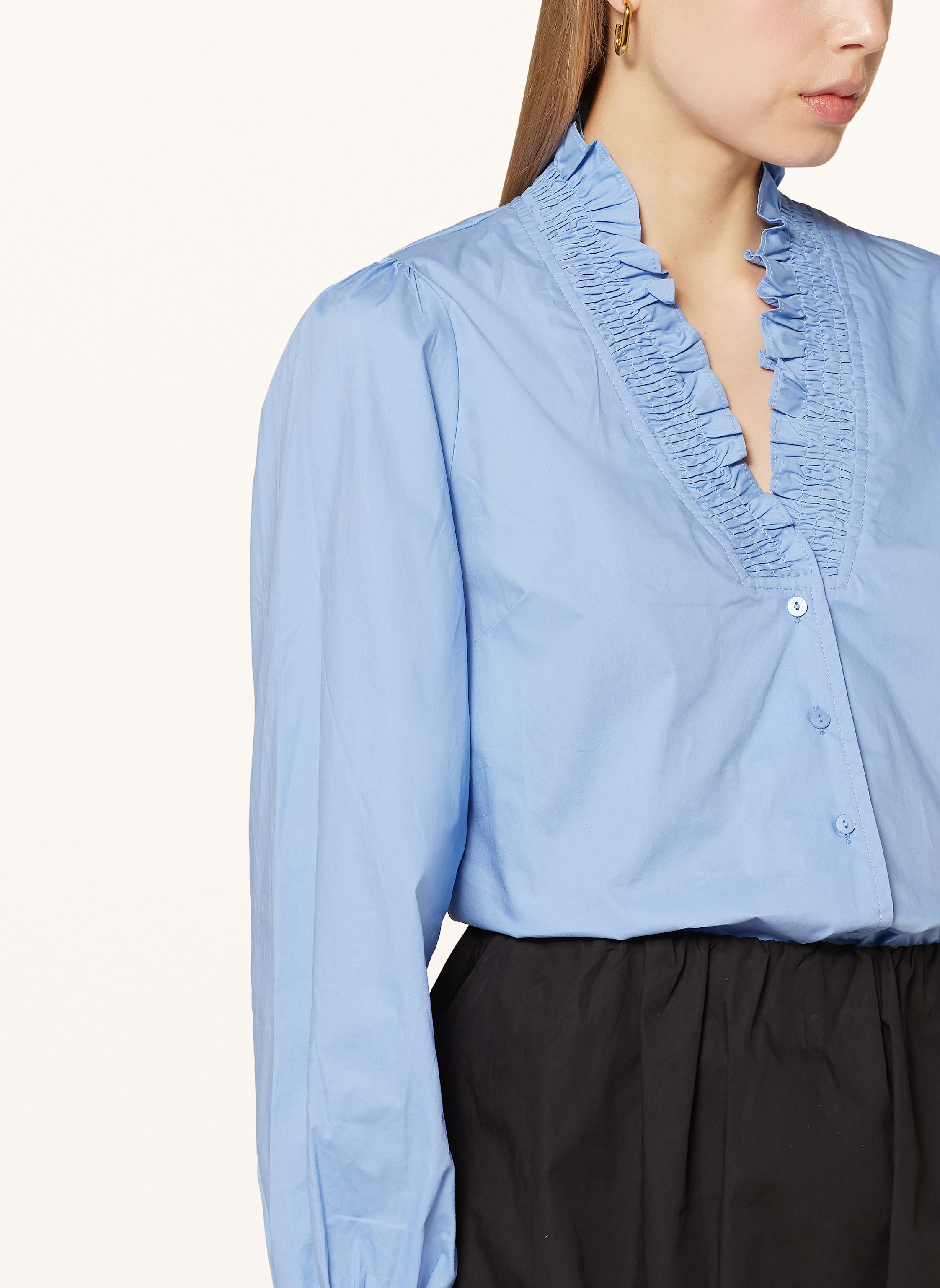 Thumbnail - Neo Noir Bluse Brille blau