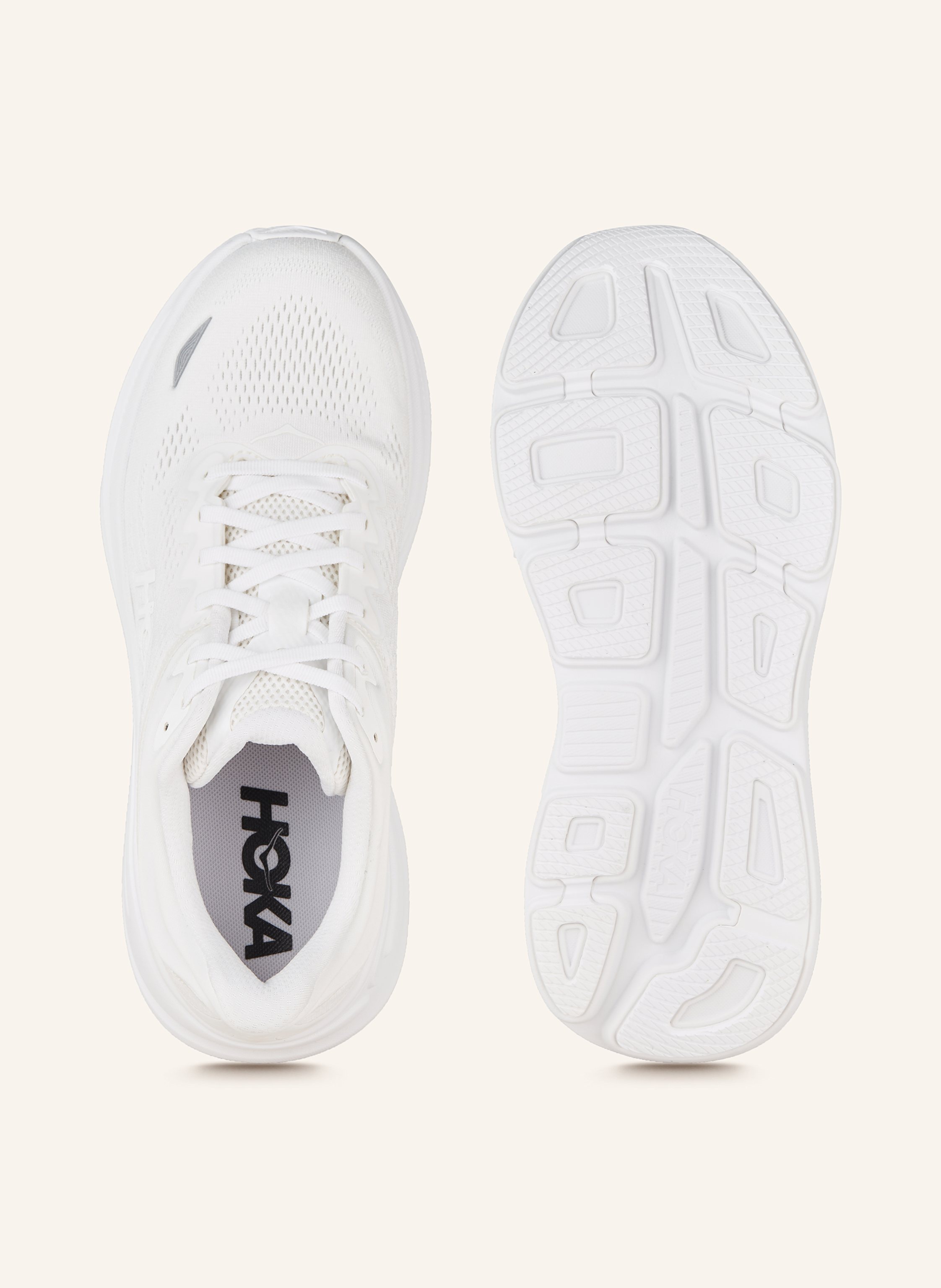 Thumbnail - Hoka Laufschuhe Bondi 9 weiss