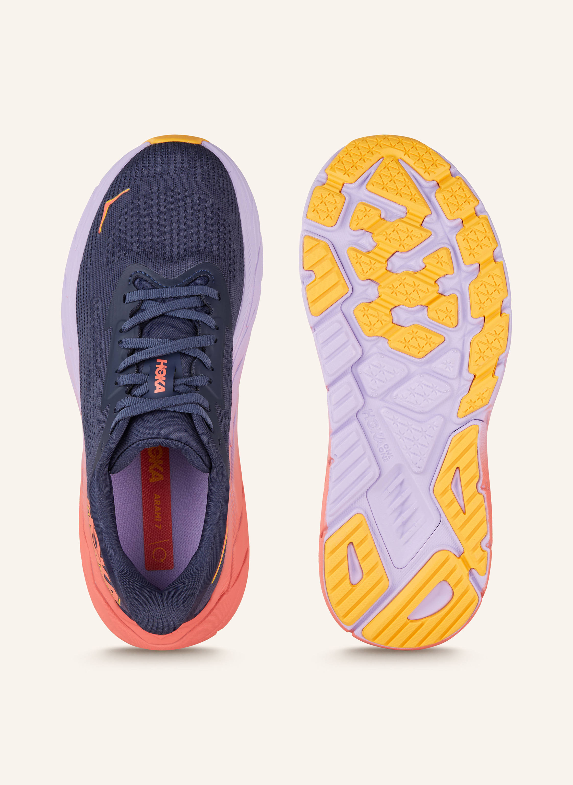 Thumbnail - Hoka Laufschuhe Arahi 7 blau