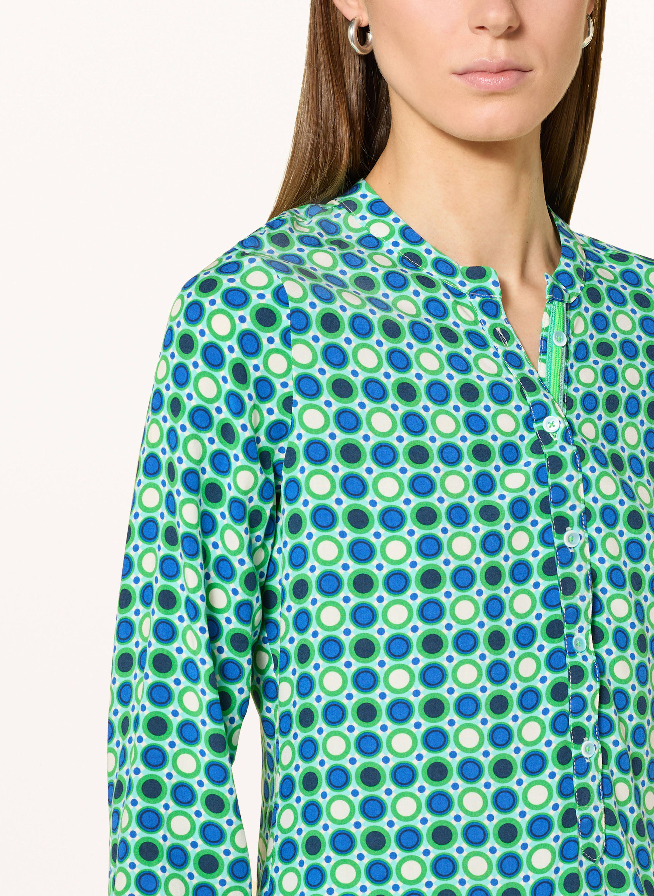 Thumbnail - Emily Van Den Bergh Blusentop blau