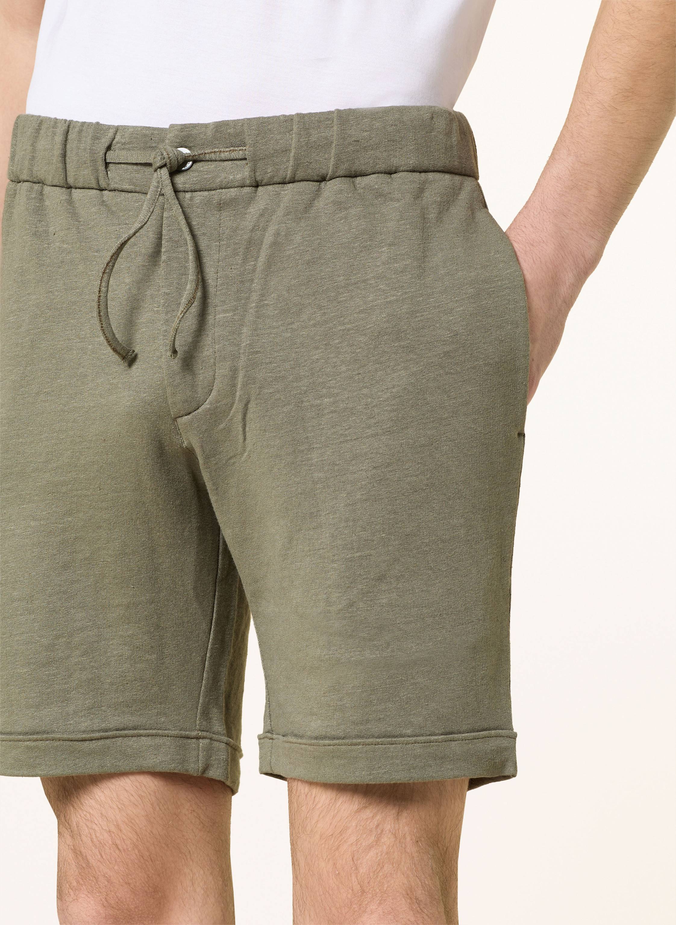 Thumbnail - Stefan Brandt Leinenshorts Jon gruen