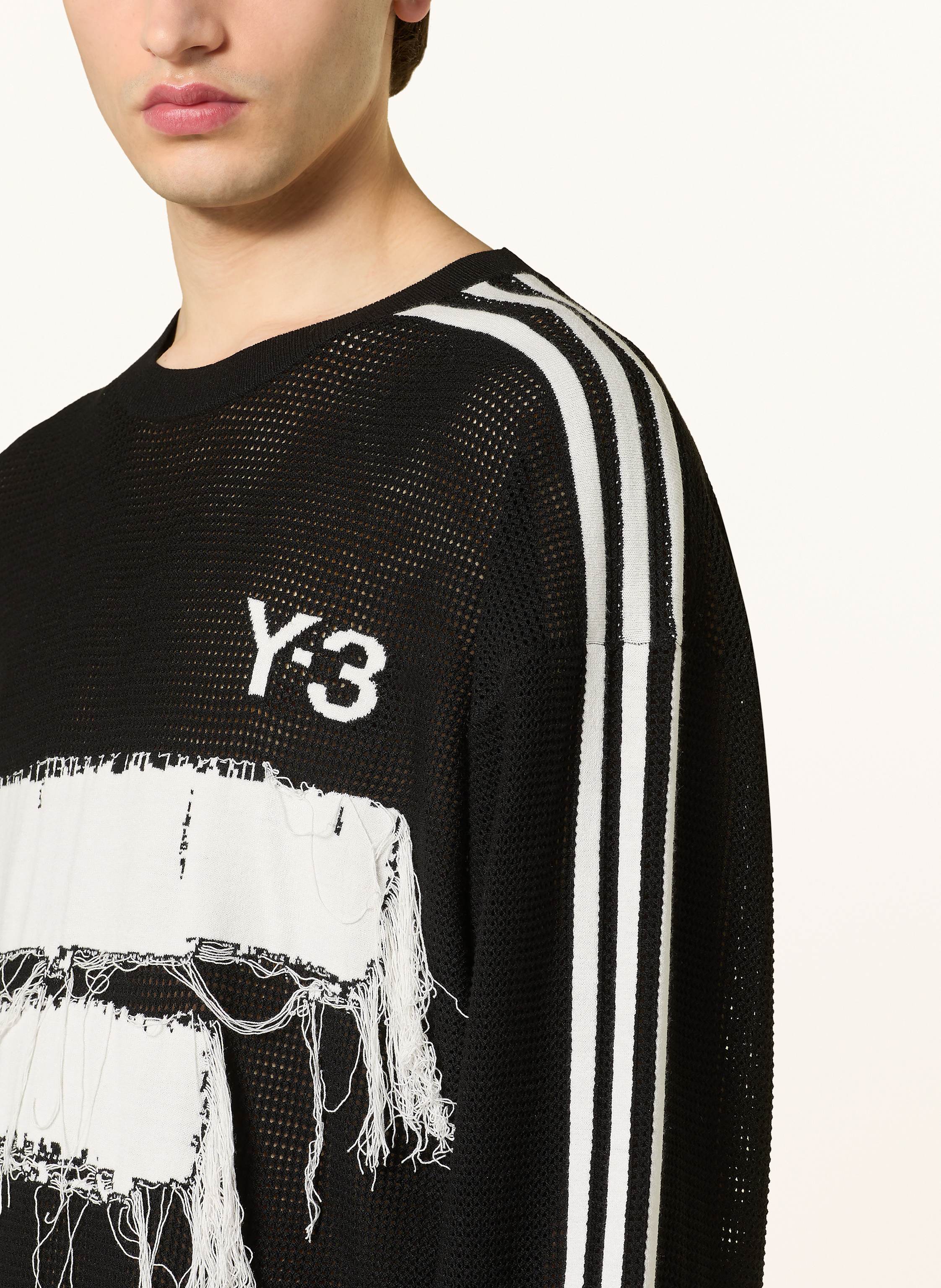 Thumbnail - Y-3 Pullover Gfx Knit schwarz