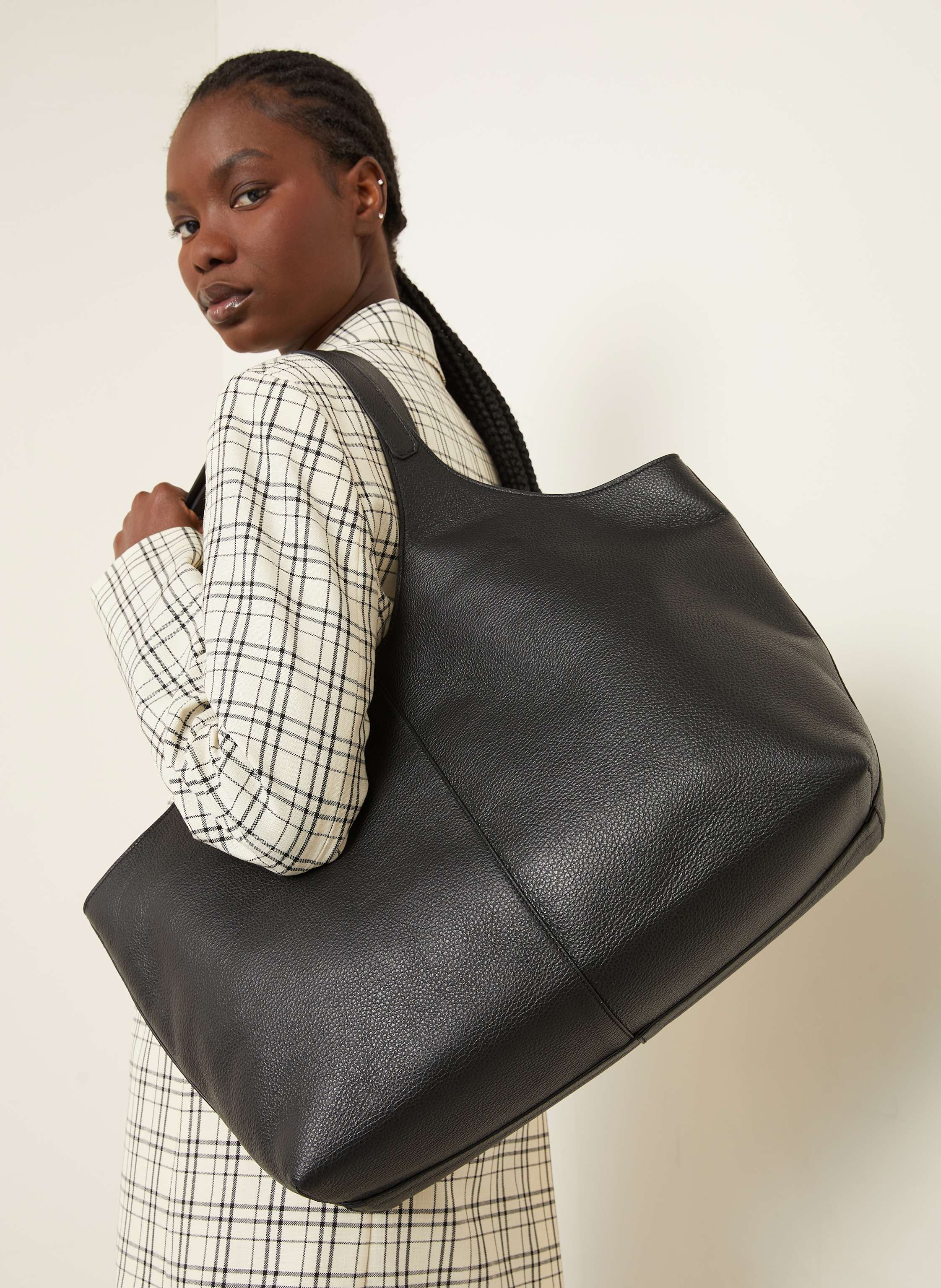 Thumbnail - Aesther Ekme Shopper Cabas Supple Xl schwarz