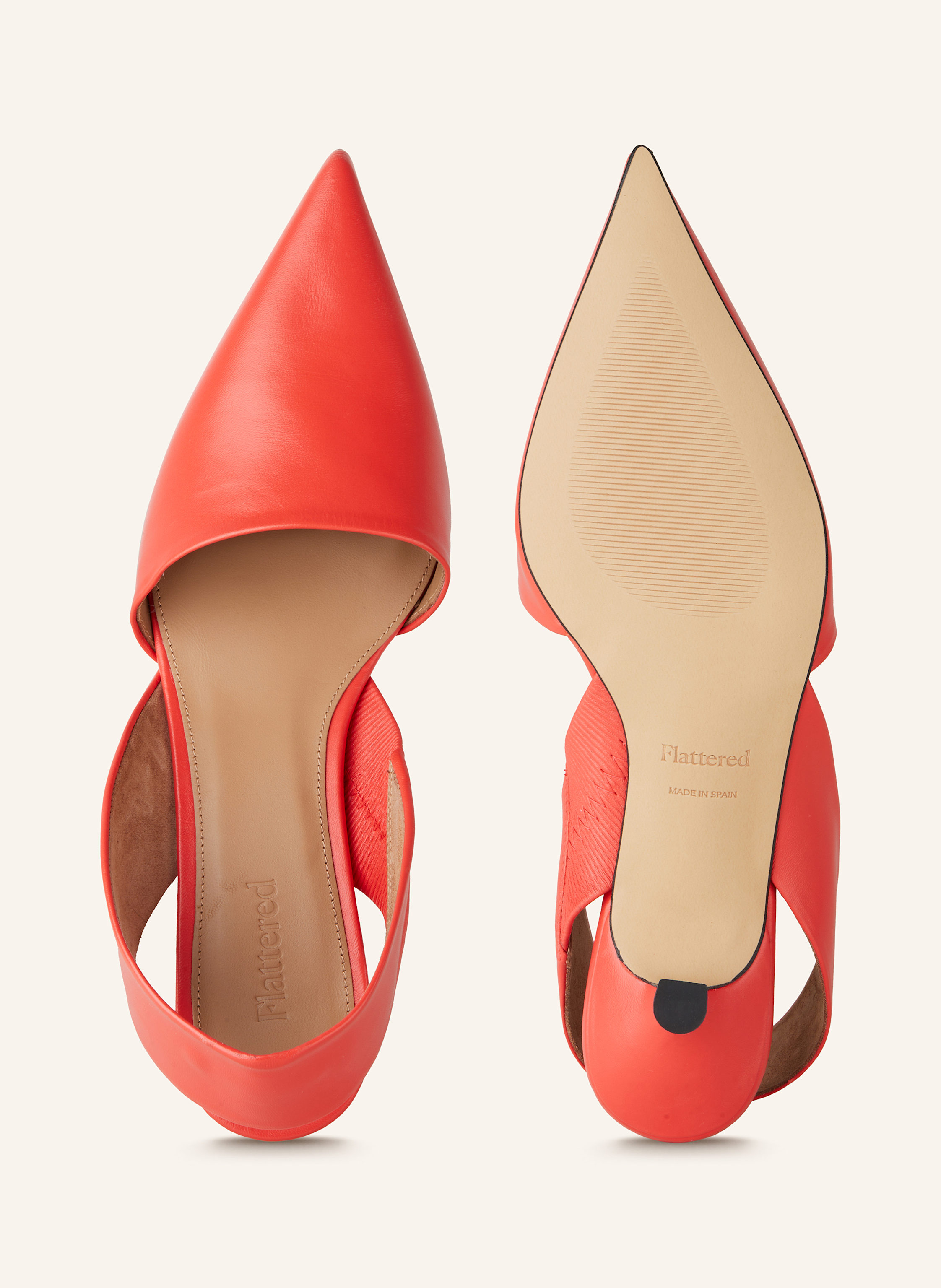 Thumbnail - Flattered Slingpumps Ninni rot