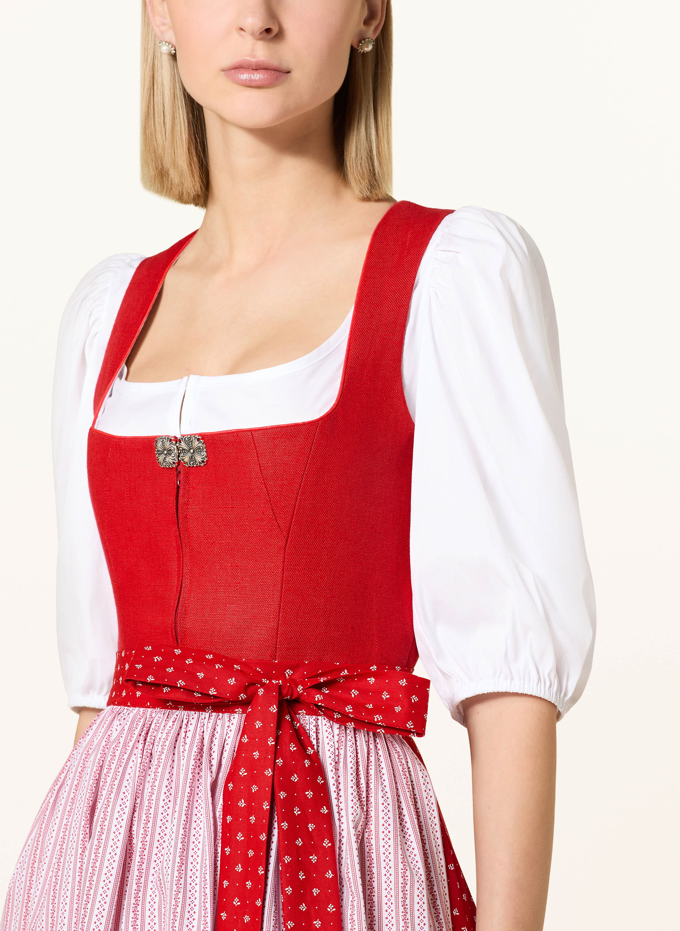 Thumbnail - Berwin & Wolff Dirndl Mit Leinen rot
