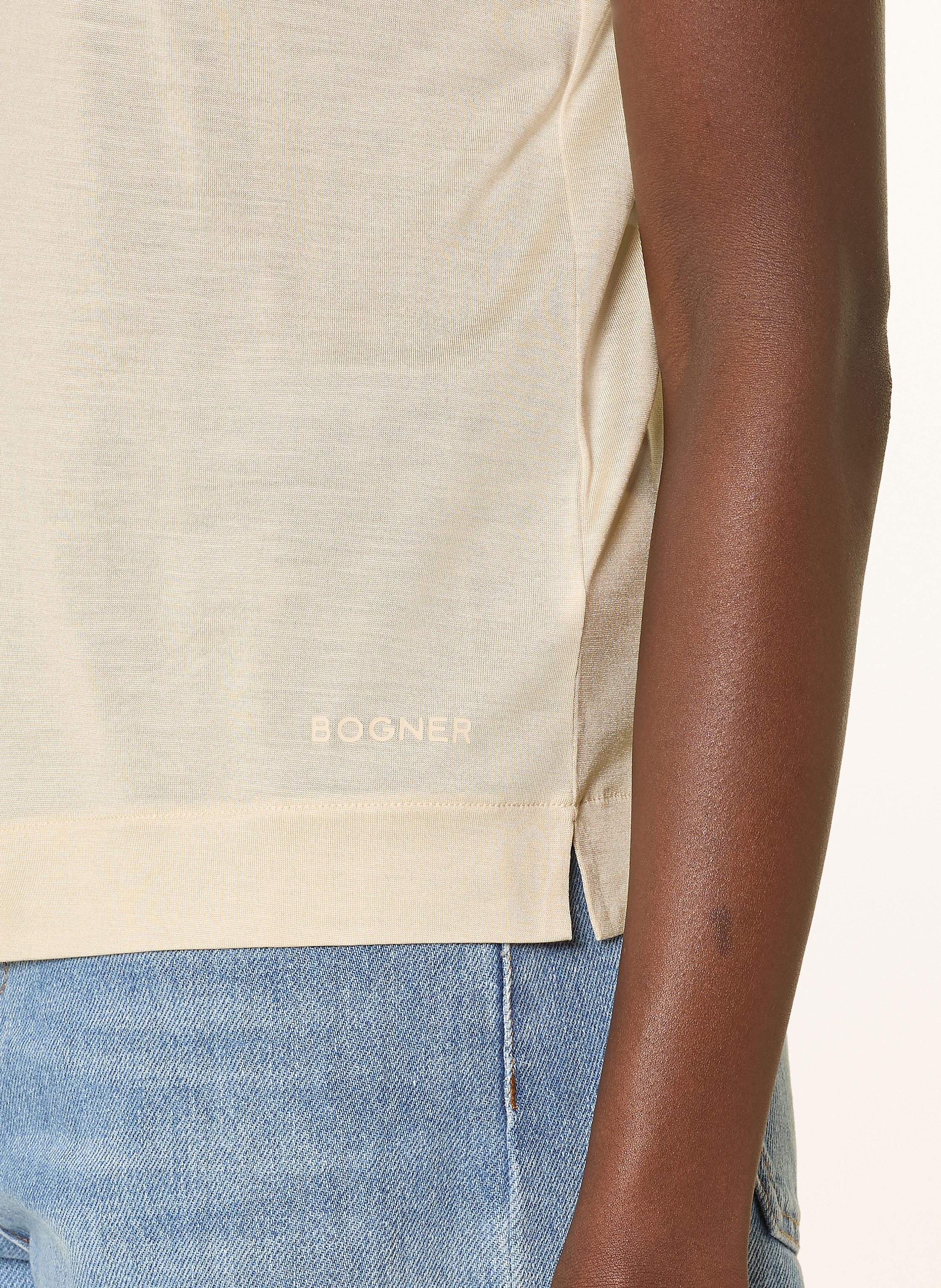 Thumbnail - Bogner T-Shirt Sienna Aus Seide beige