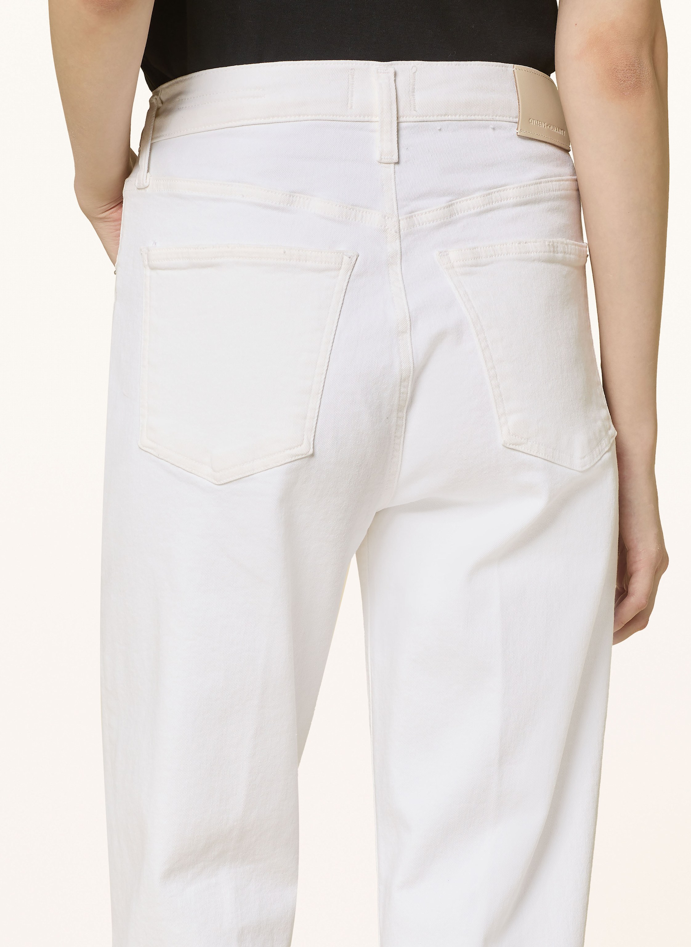 Thumbnail - Citizens Of Humanity Straight Jeans Palma weiss