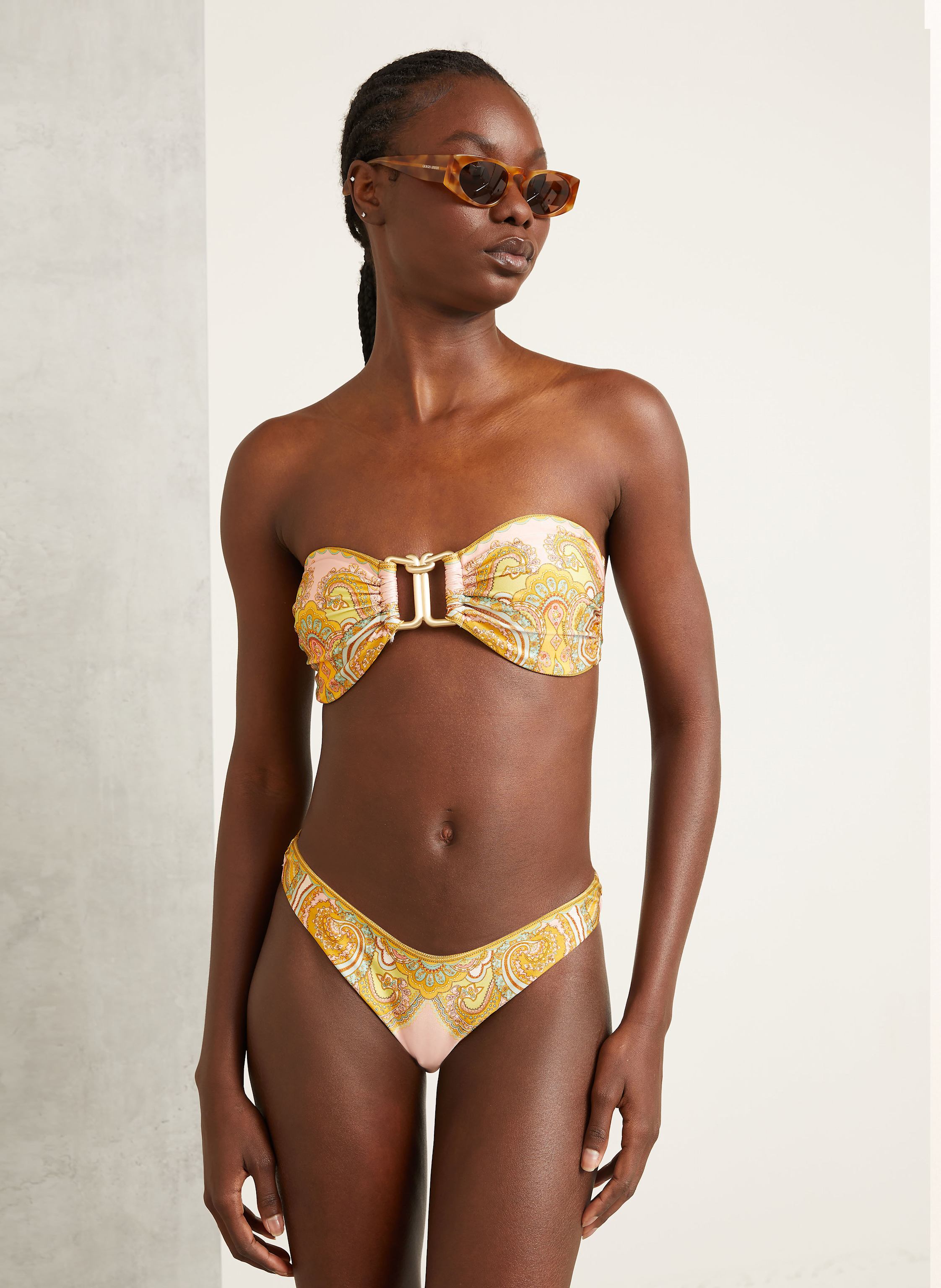 Thumbnail - Zimmermann Bandeau-Bikini Maxine gold