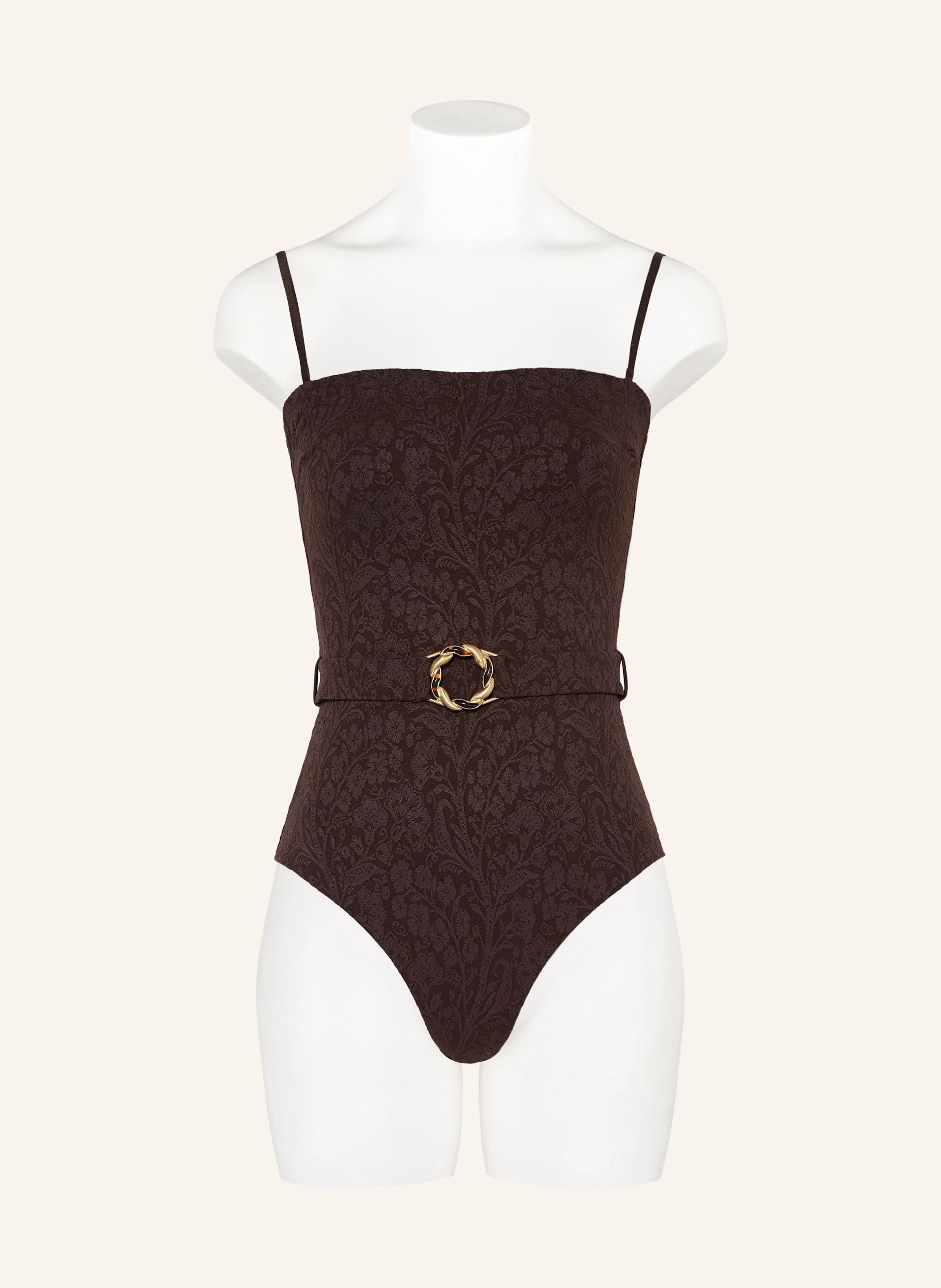 Thumbnail - Zimmermann Bandeau-Badeanzug Acacia braun