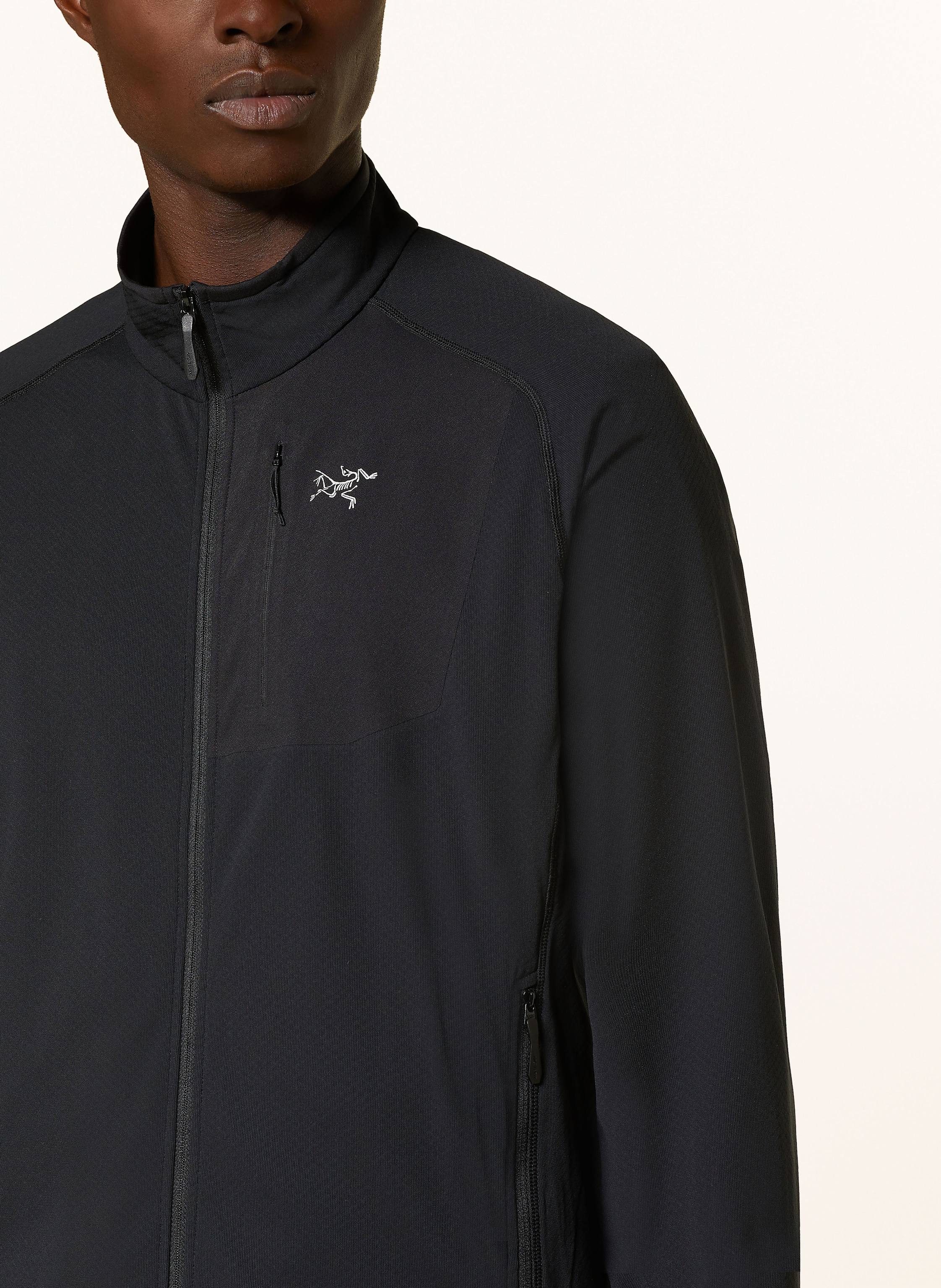 Thumbnail - Arc'teryx Midlayer-Jacke Delta schwarz